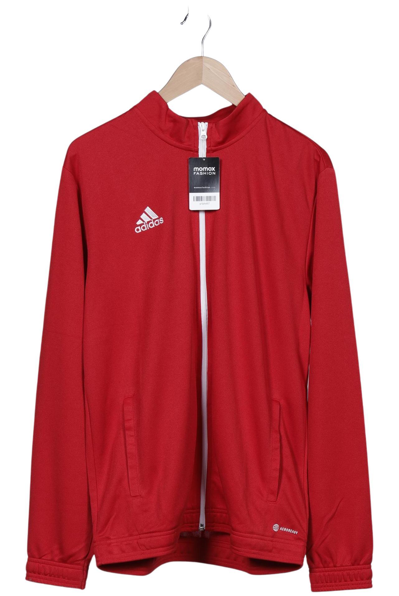 

adidas Herren Sweatshirt, rot, Gr. 54