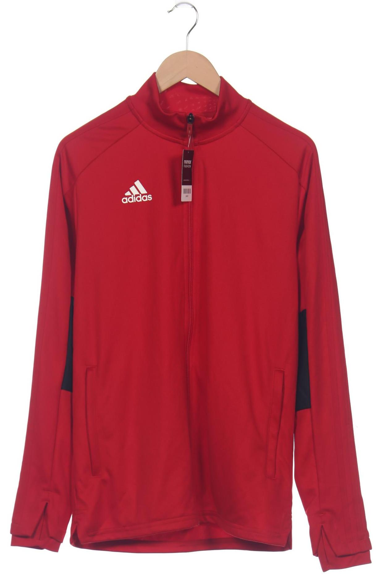 

adidas Herren Sweatshirt, rot, Gr. 48