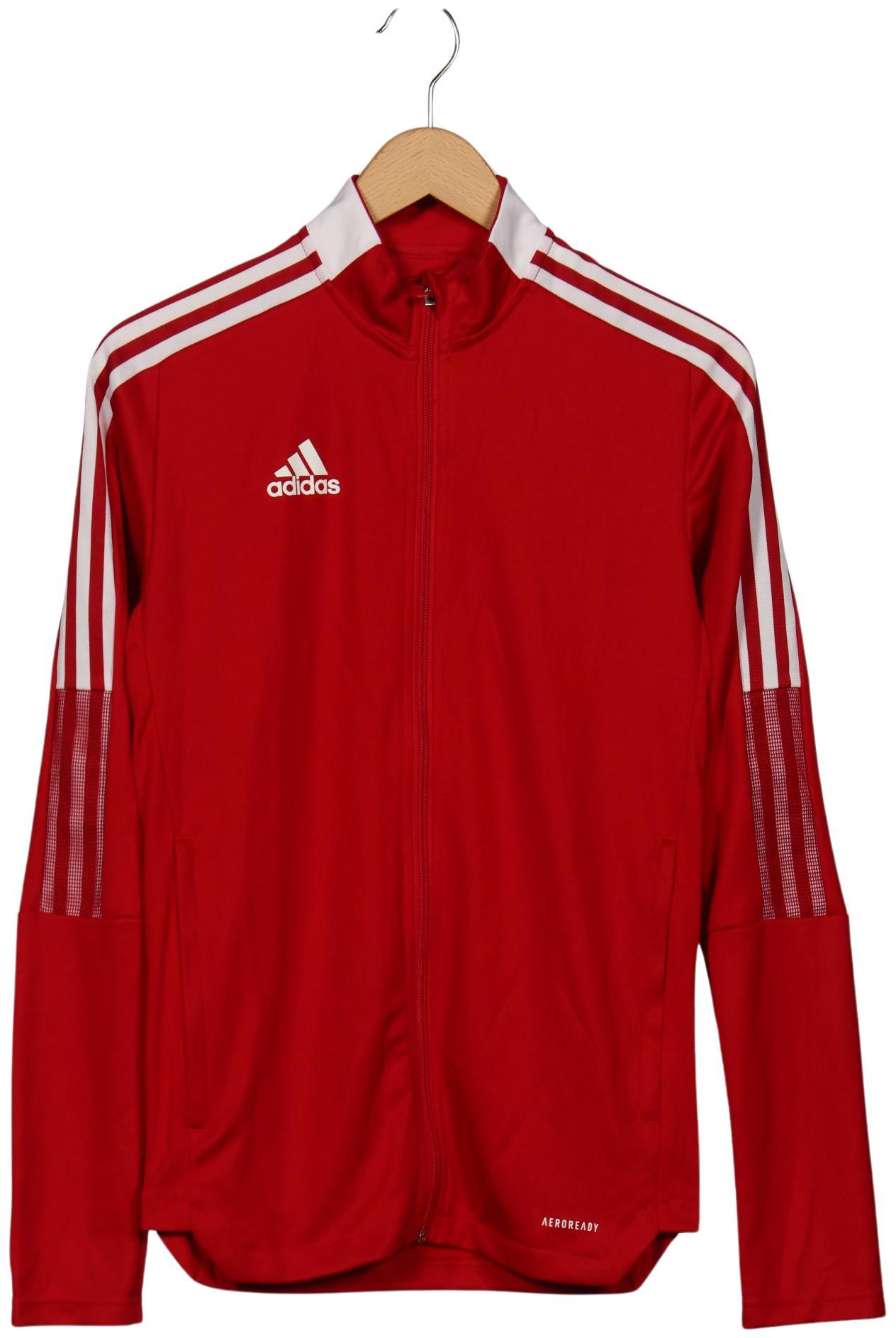 

adidas Herren Sweatshirt, rot, Gr. 44