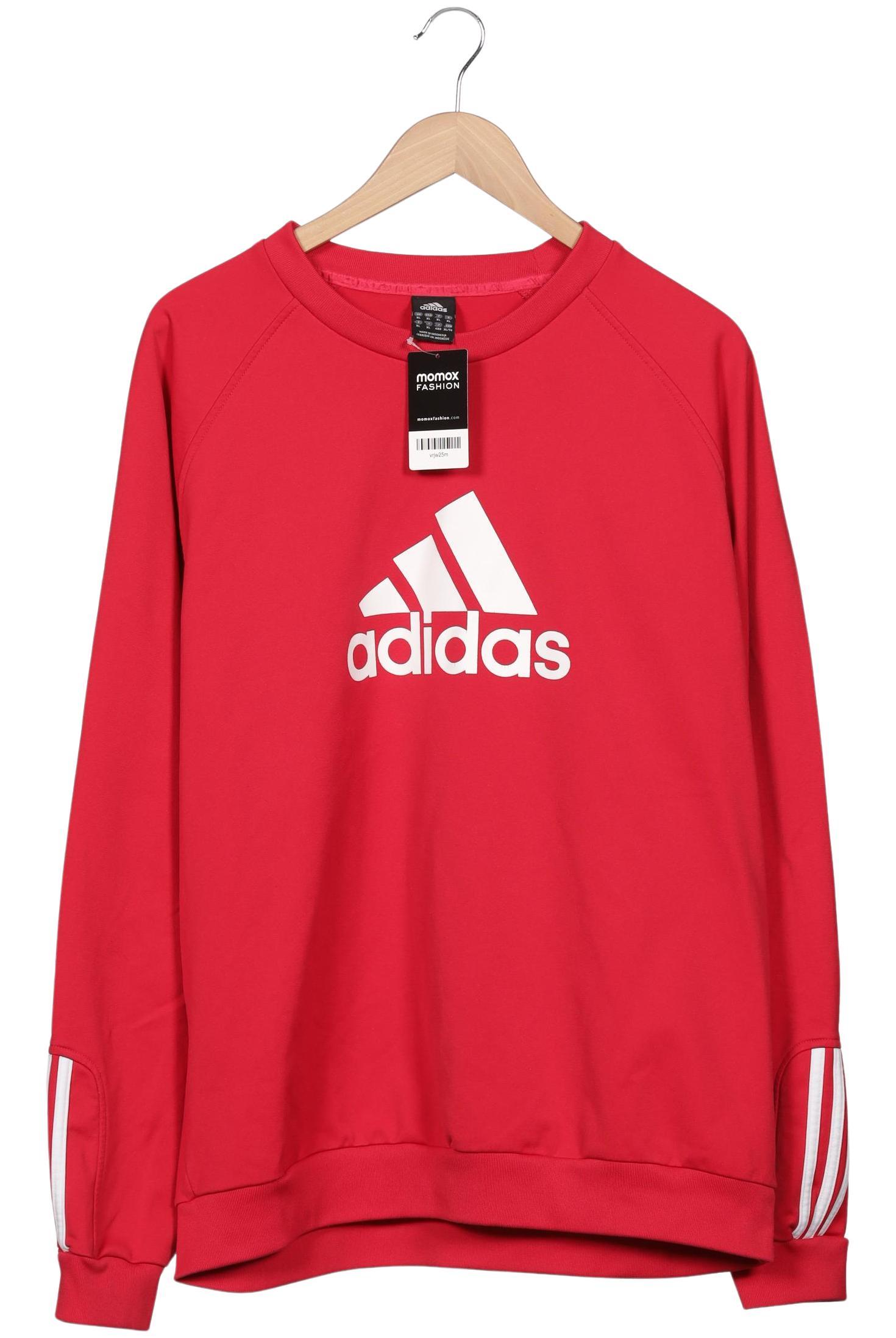 

adidas Herren Sweatshirt, rot, Gr. 54