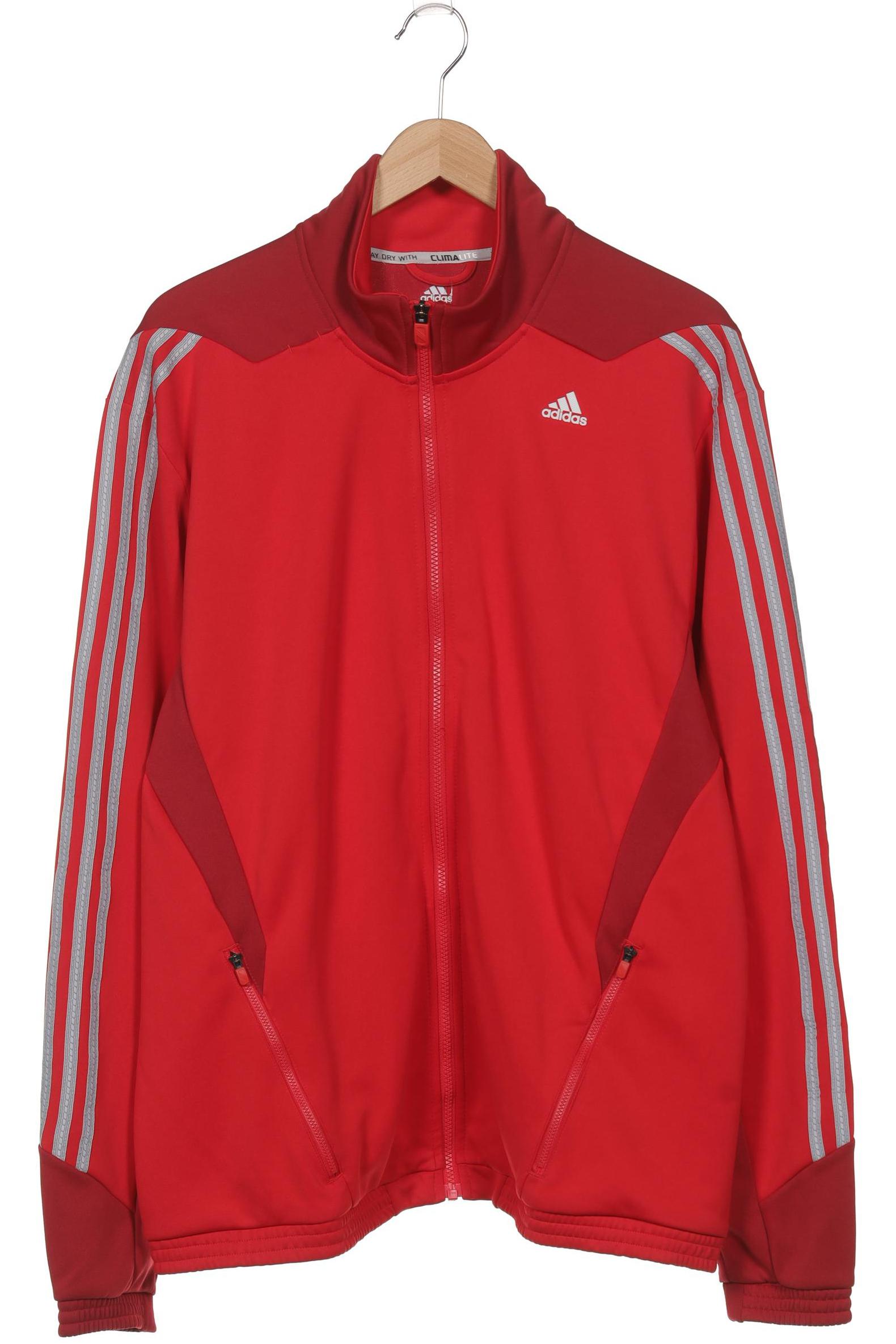 

adidas Herren Sweatshirt, rot, Gr. 54