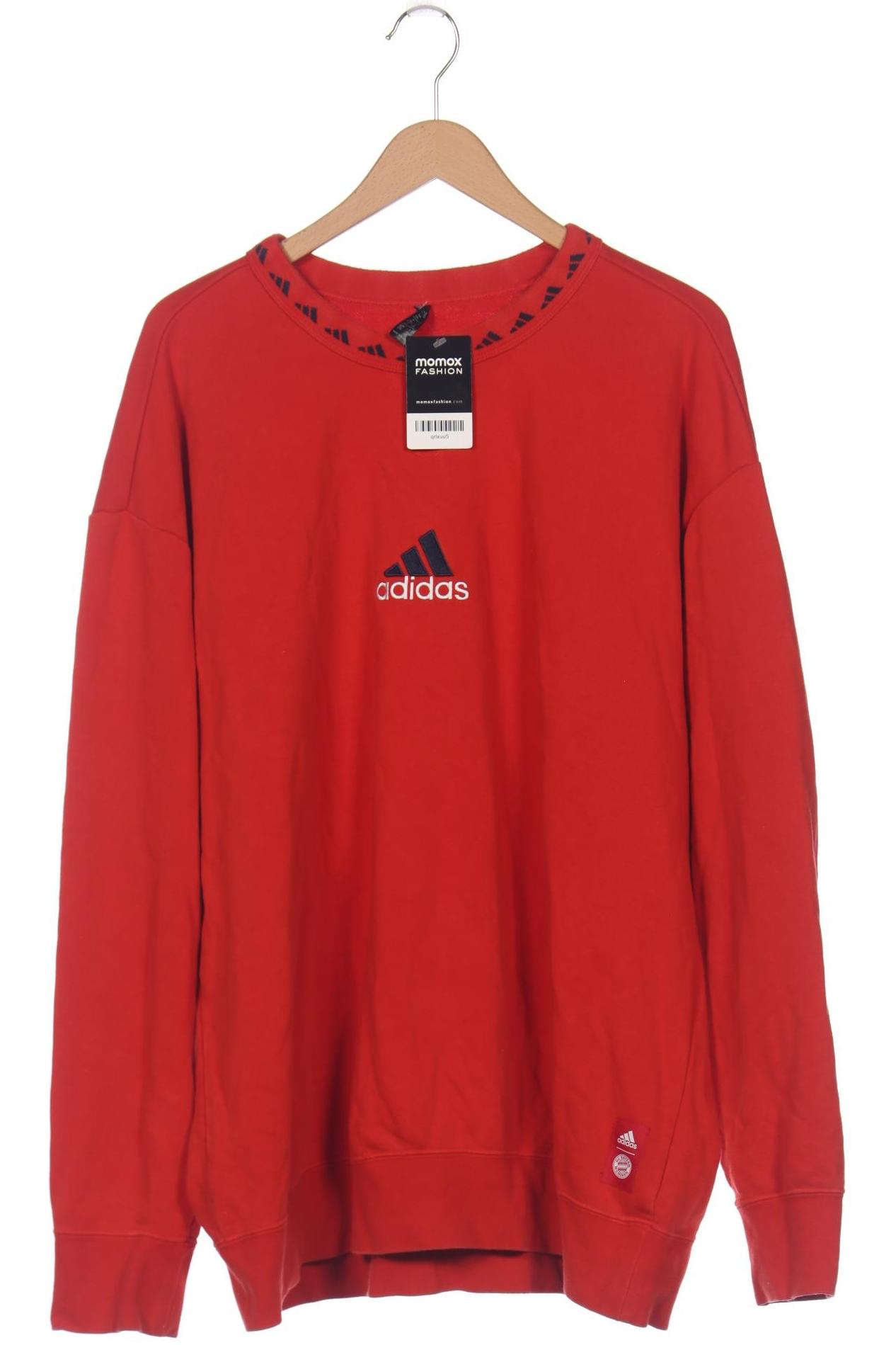 

adidas Herren Sweatshirt, rot, Gr. 56