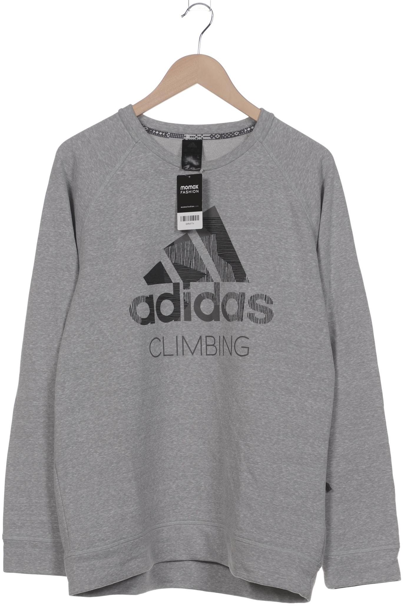 

adidas Herren Sweatshirt, grau, Gr. 54