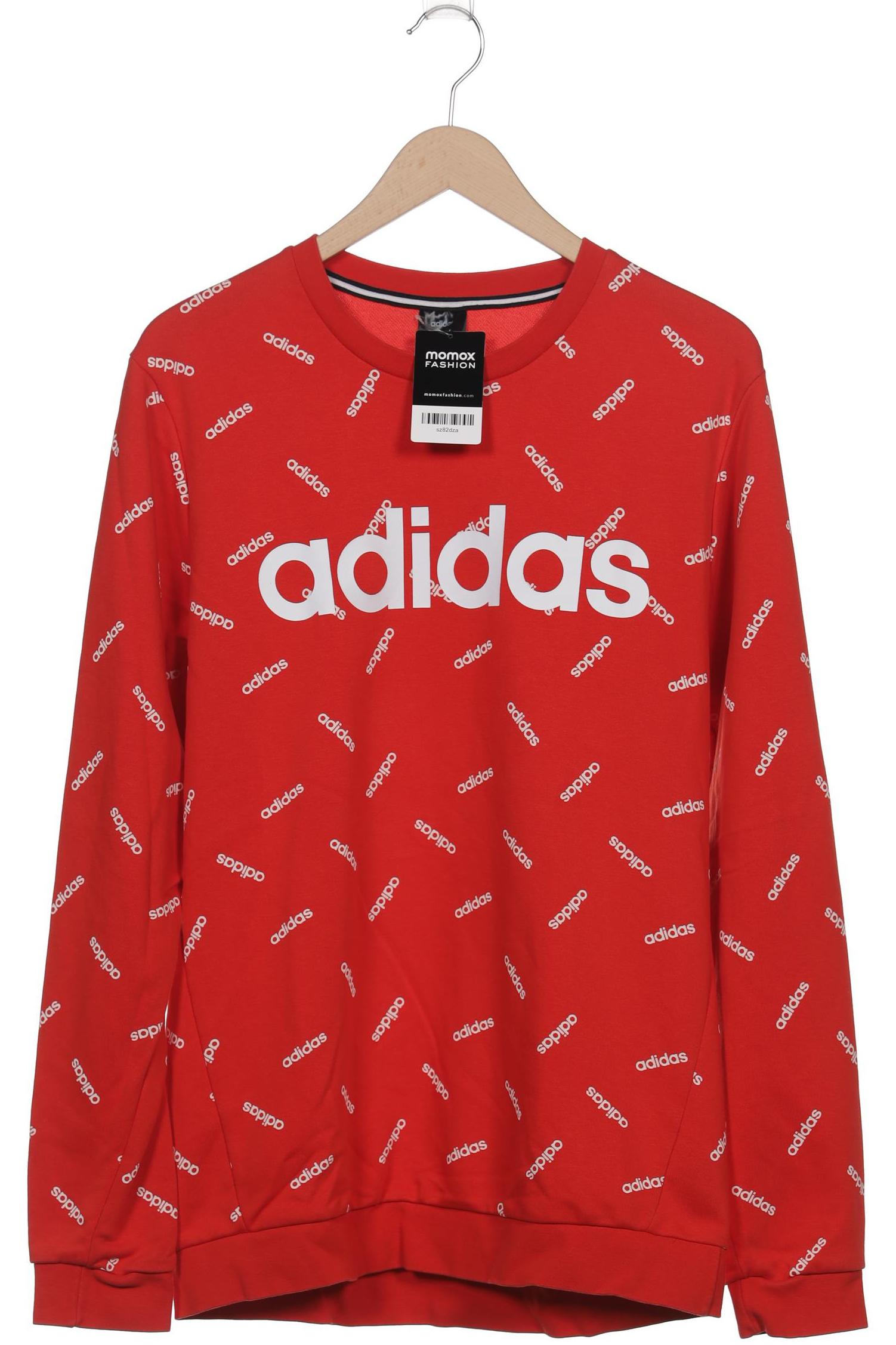 

adidas Herren Sweatshirt, rot, Gr. 52