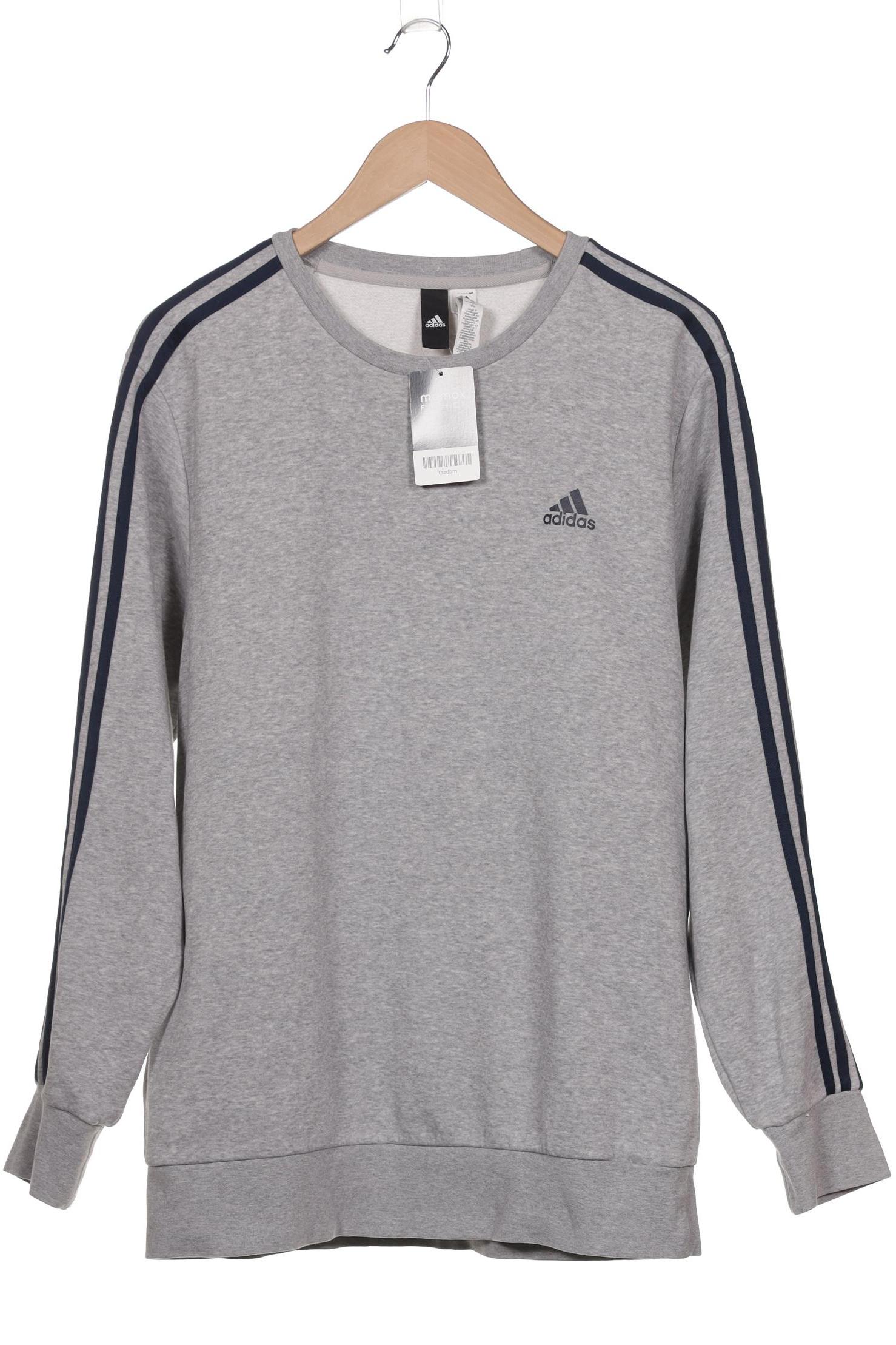 

adidas Herren Sweatshirt, grau, Gr. 52