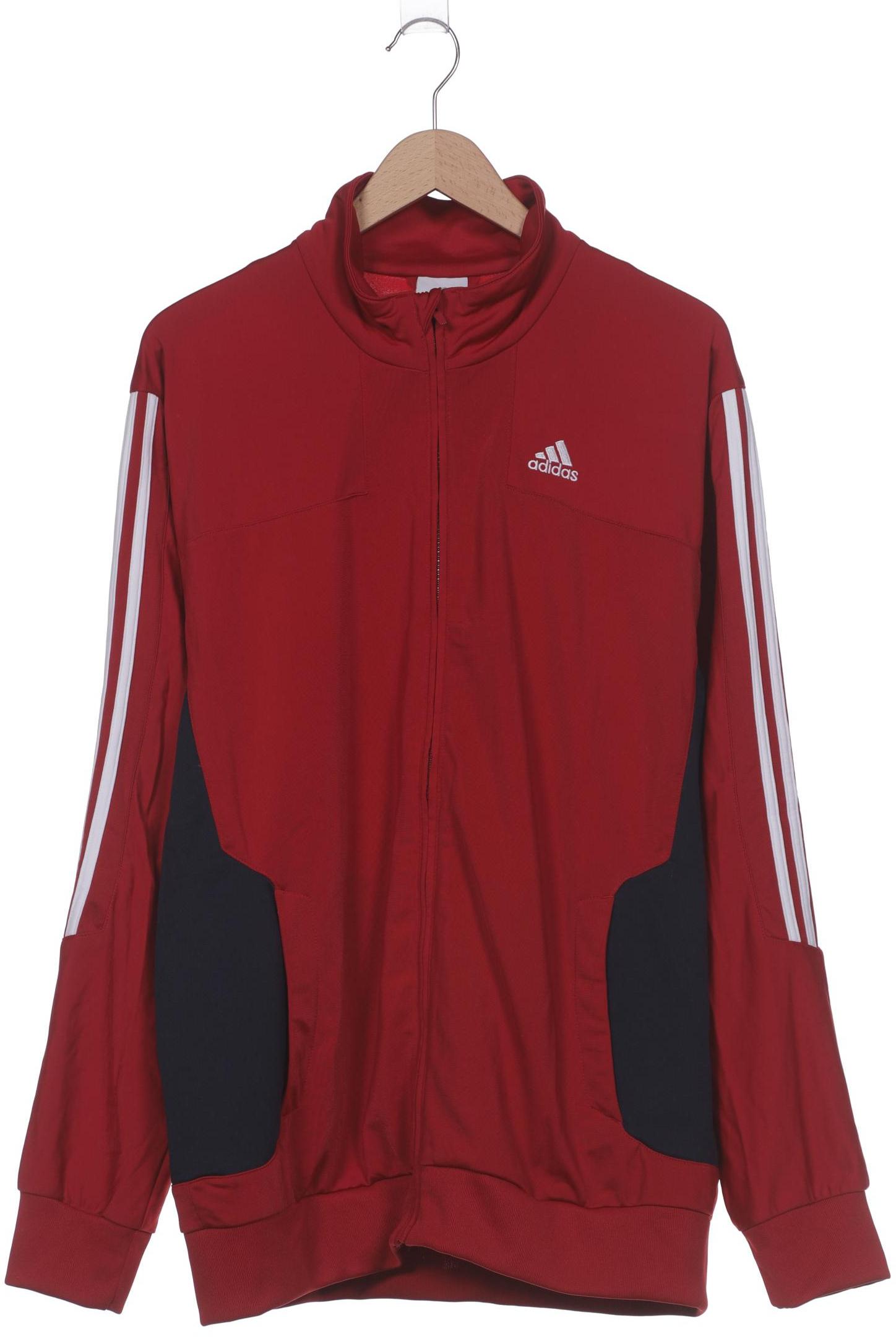 

adidas Herren Sweatshirt, rot, Gr. 46