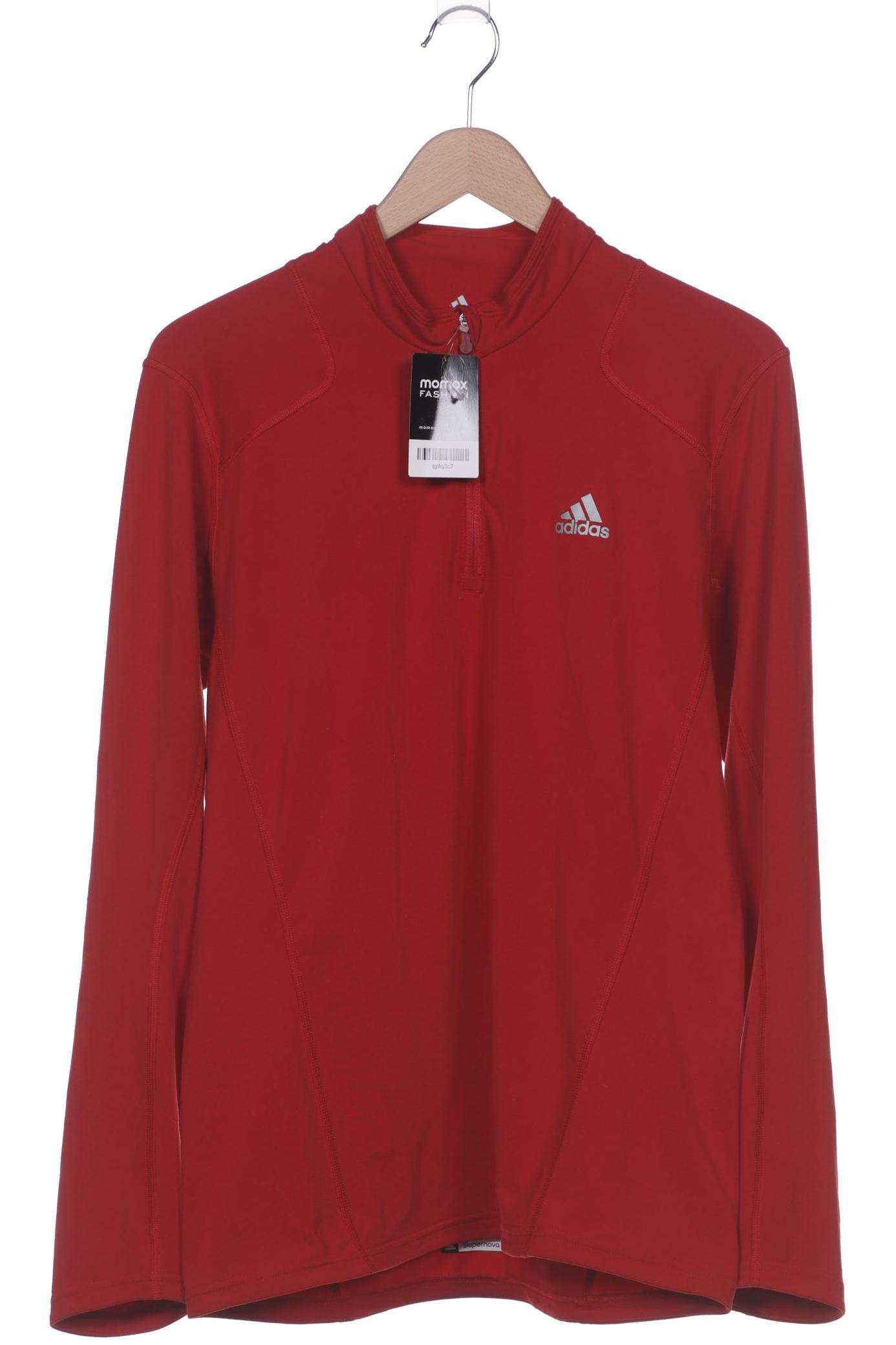 

adidas Herren Sweatshirt, rot, Gr. 48