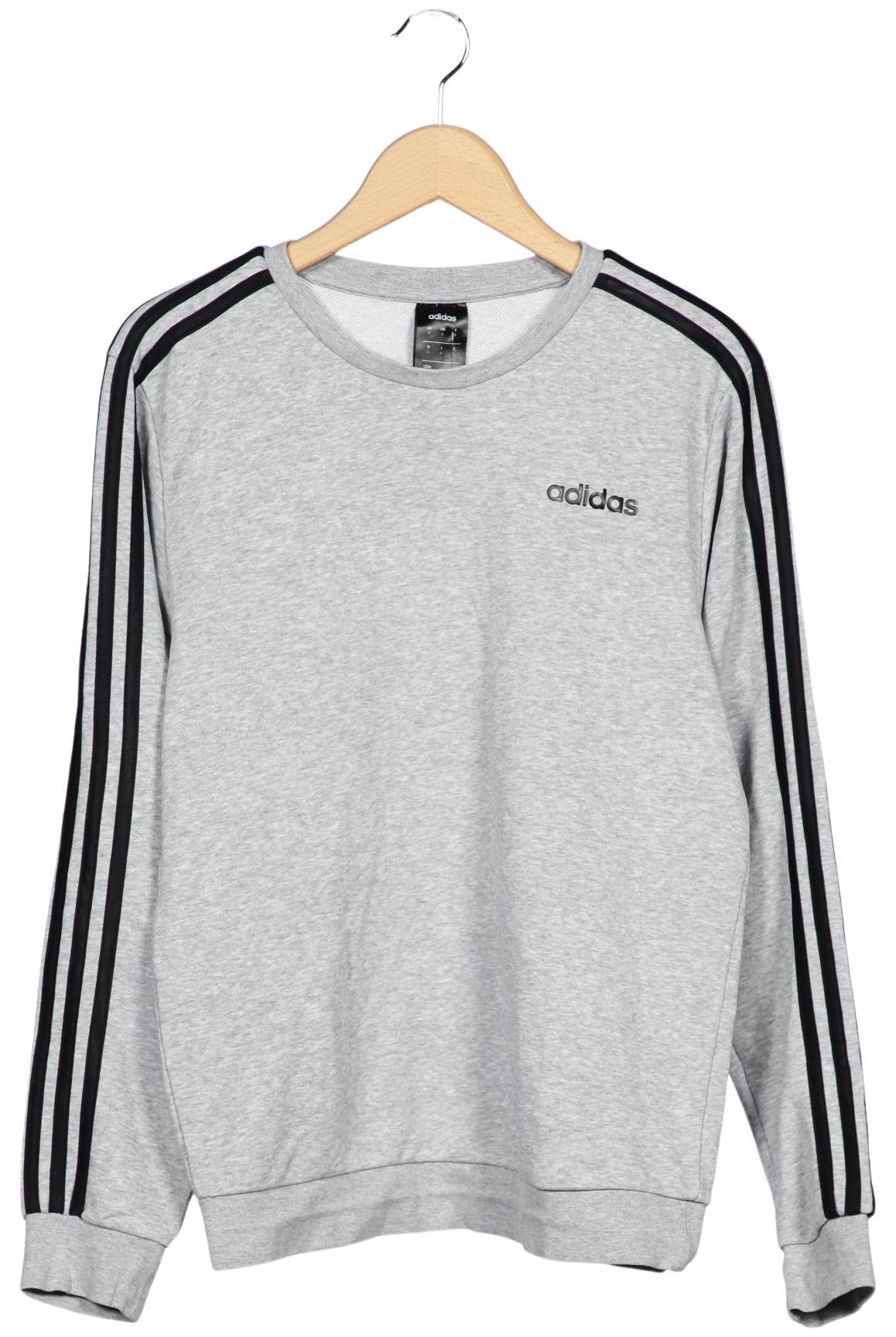 

adidas Herren Sweatshirt, grau, Gr. 46