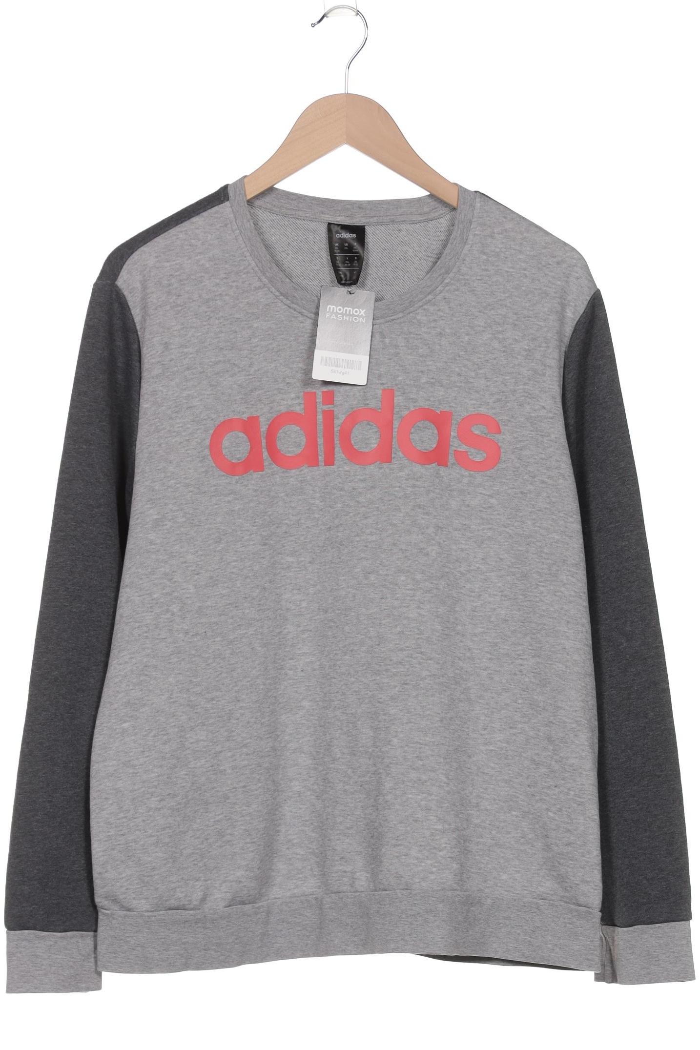 

adidas Herren Sweatshirt, grau, Gr. 56