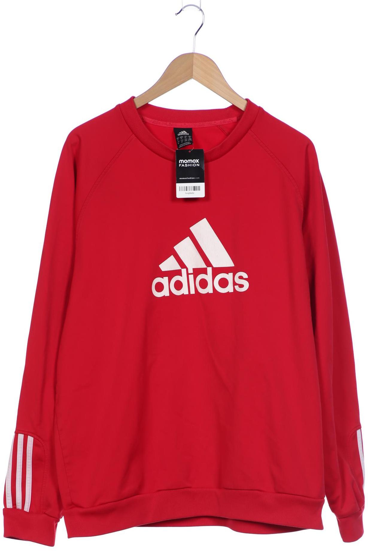 

adidas Herren Sweatshirt, rot, Gr. 54
