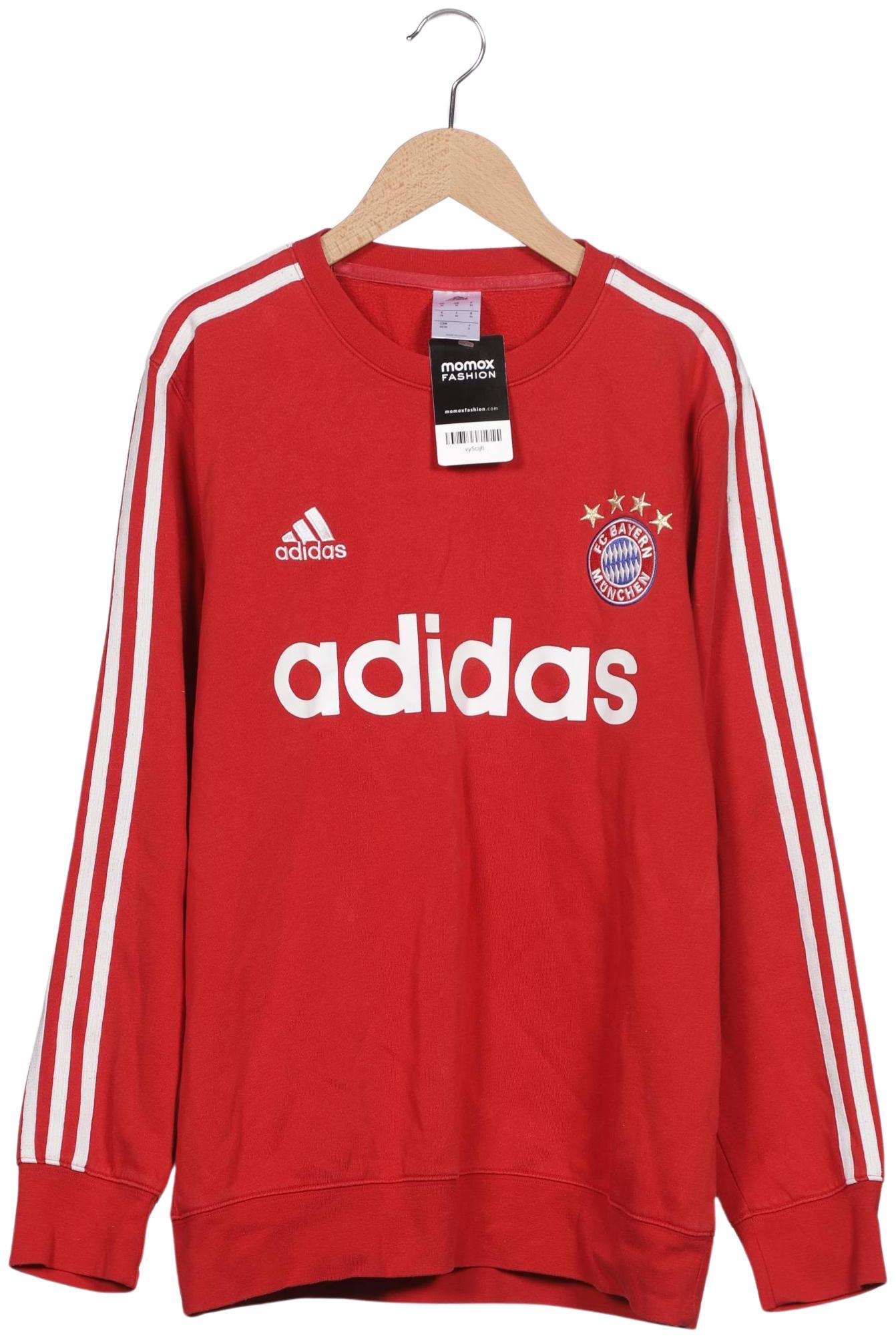 

adidas Herren Sweatshirt, rot, Gr. 48