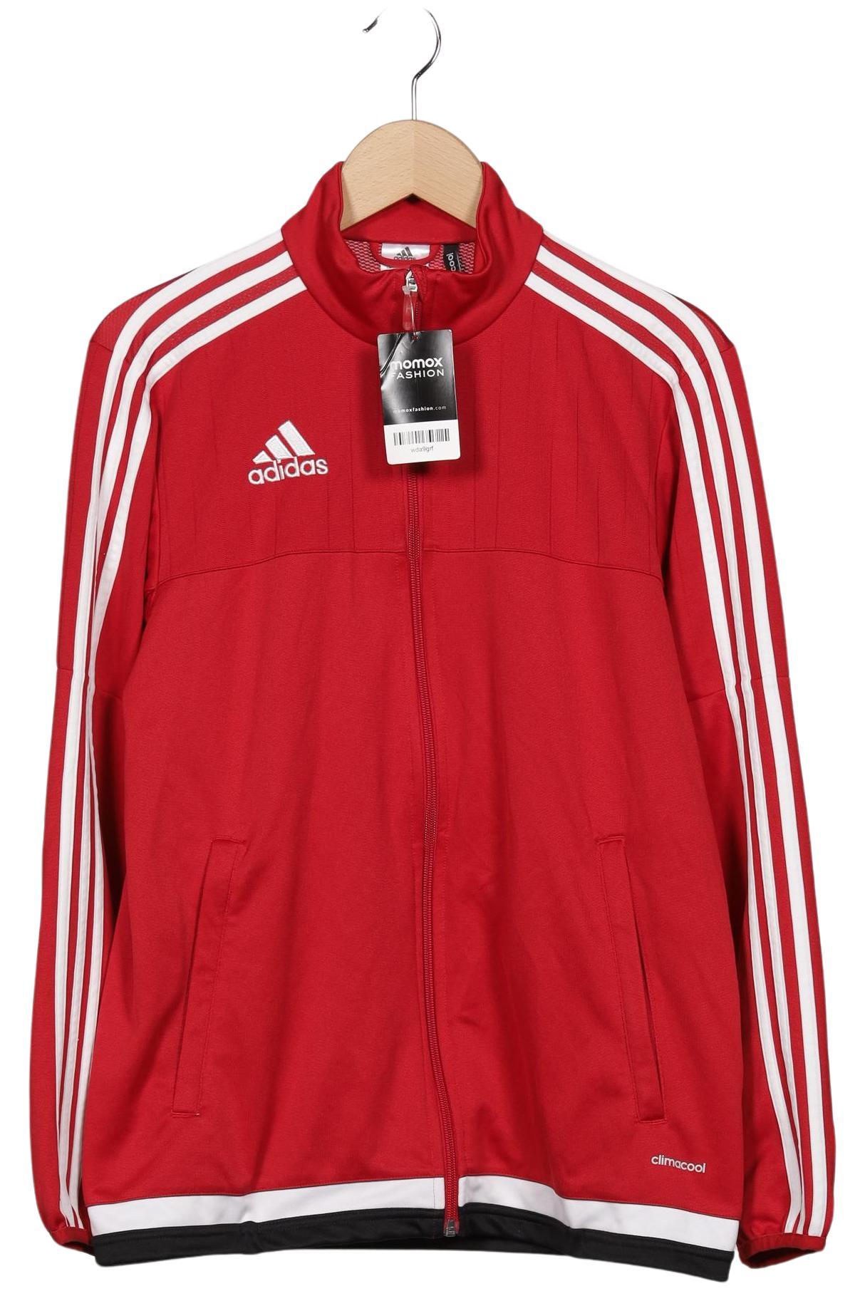 

adidas Herren Sweatshirt, rot, Gr. 46