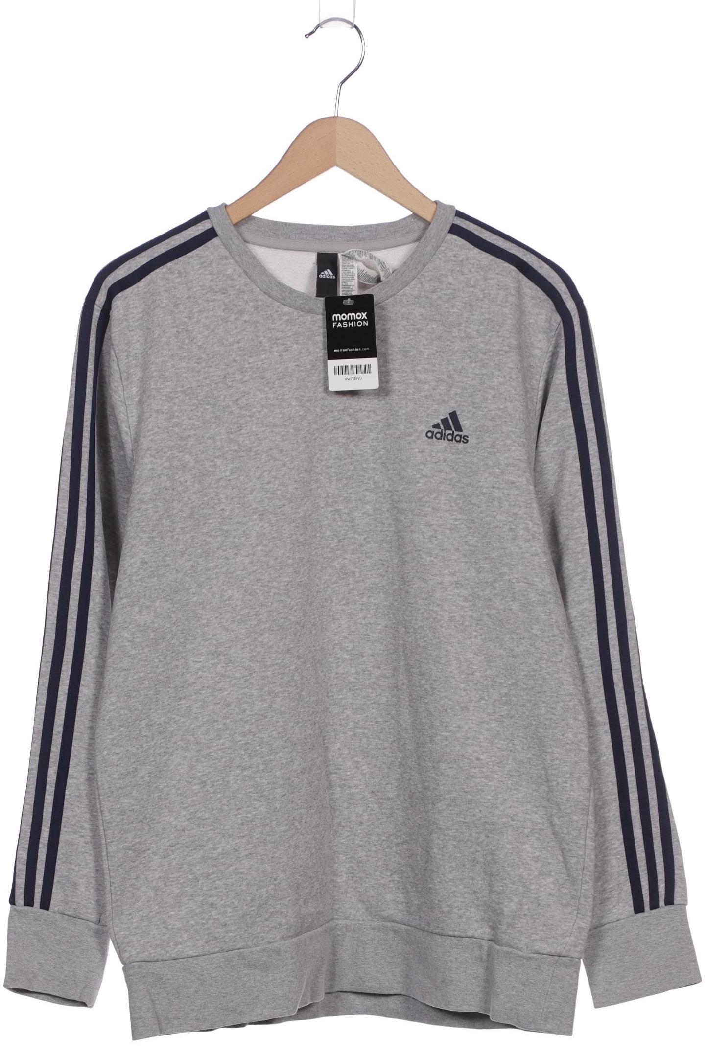 

adidas Herren Sweatshirt, grau, Gr. 52