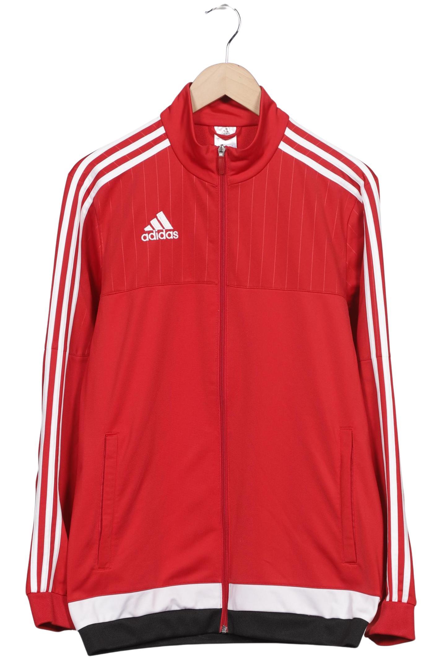

adidas Herren Sweatshirt, rot, Gr. 48
