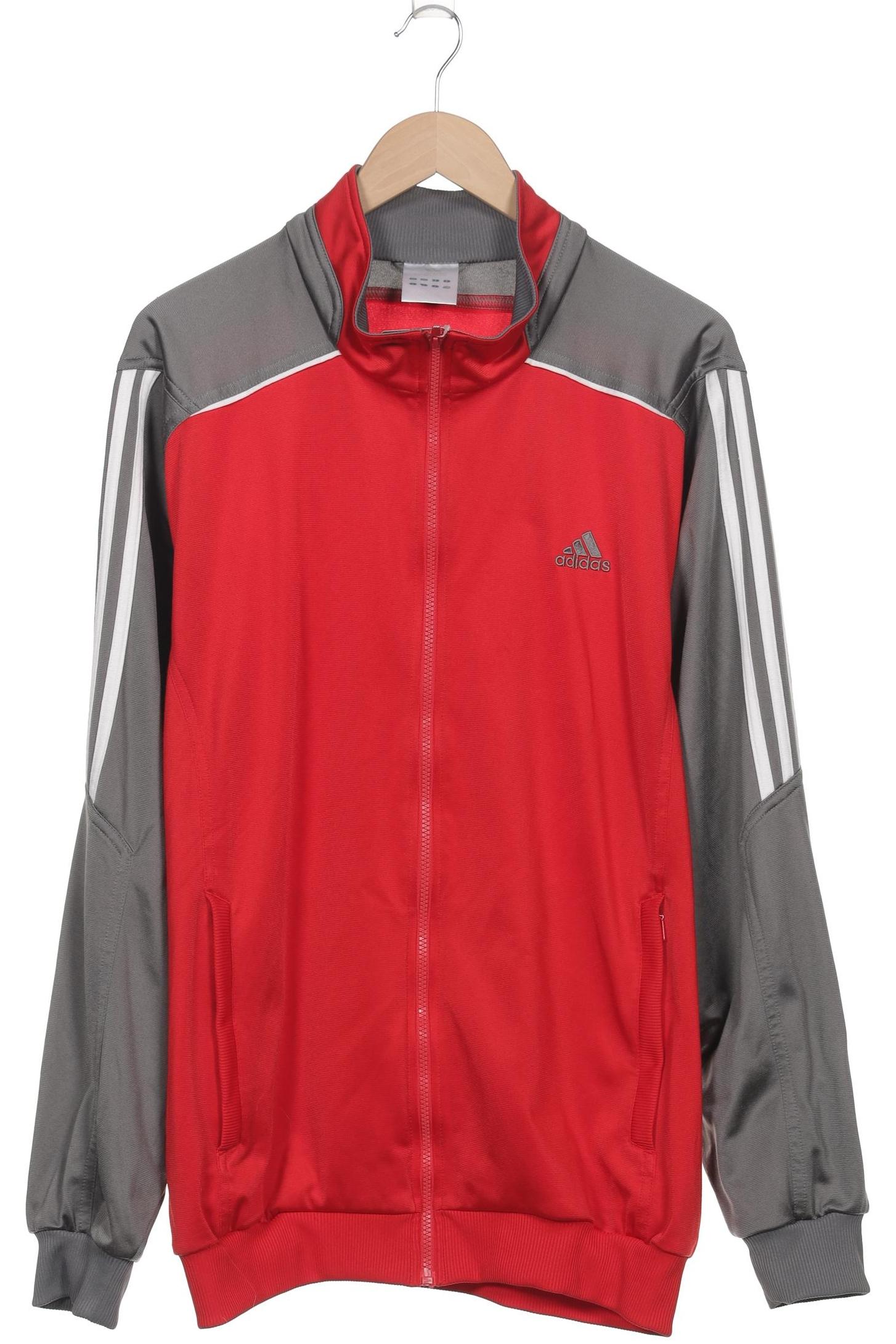 

adidas Herren Sweatshirt, rot, Gr. 52