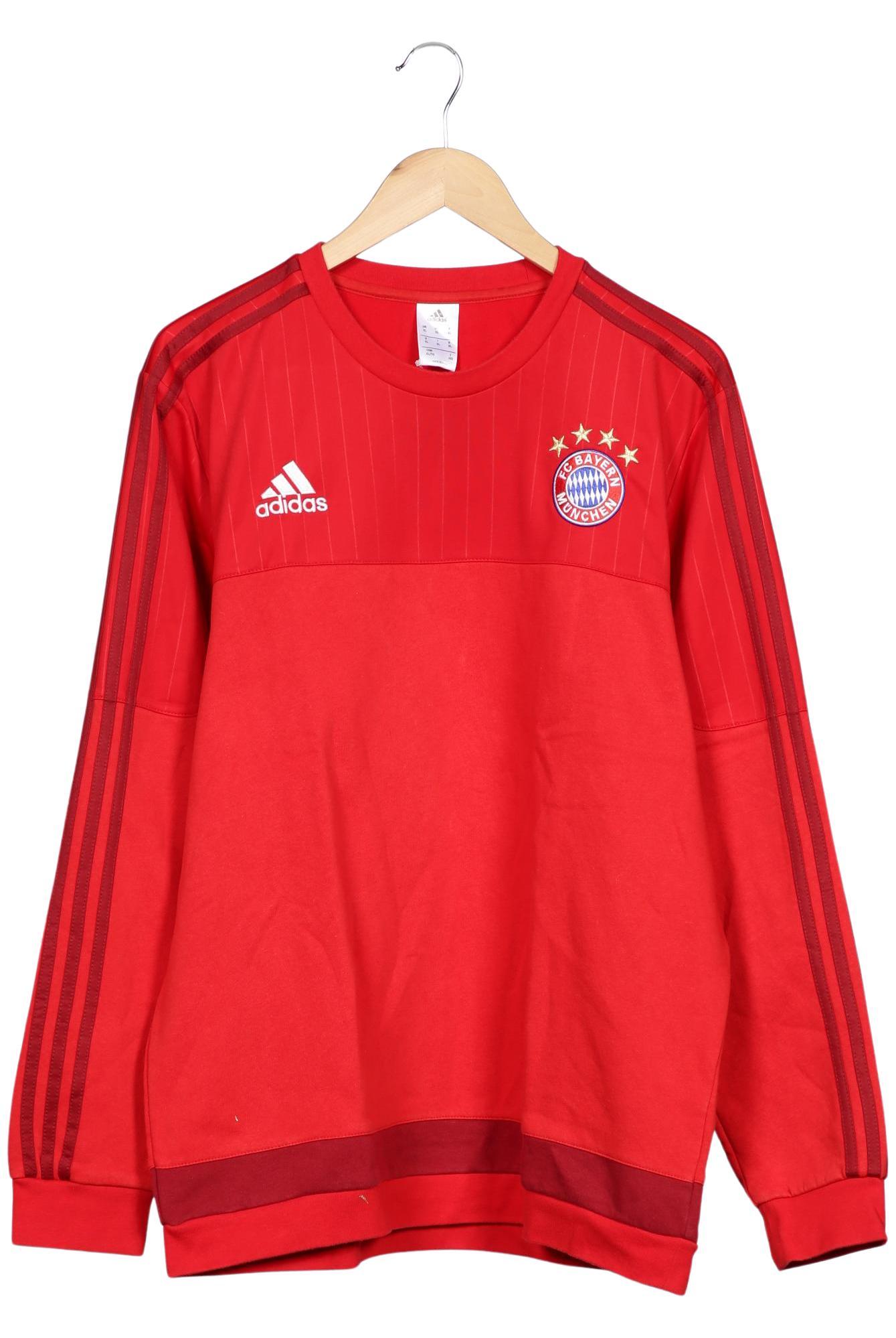 

adidas Herren Sweatshirt, rot, Gr. 54