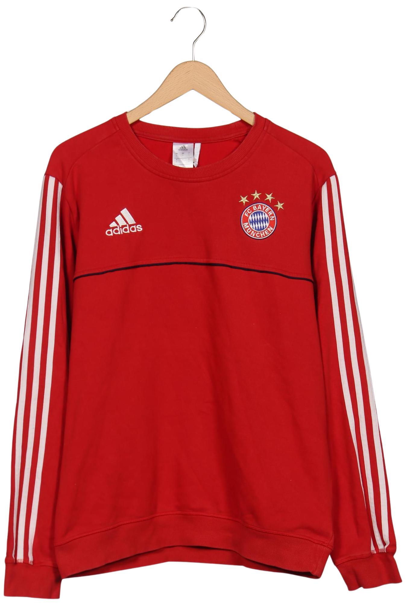 

adidas Herren Sweatshirt, rot, Gr. 52