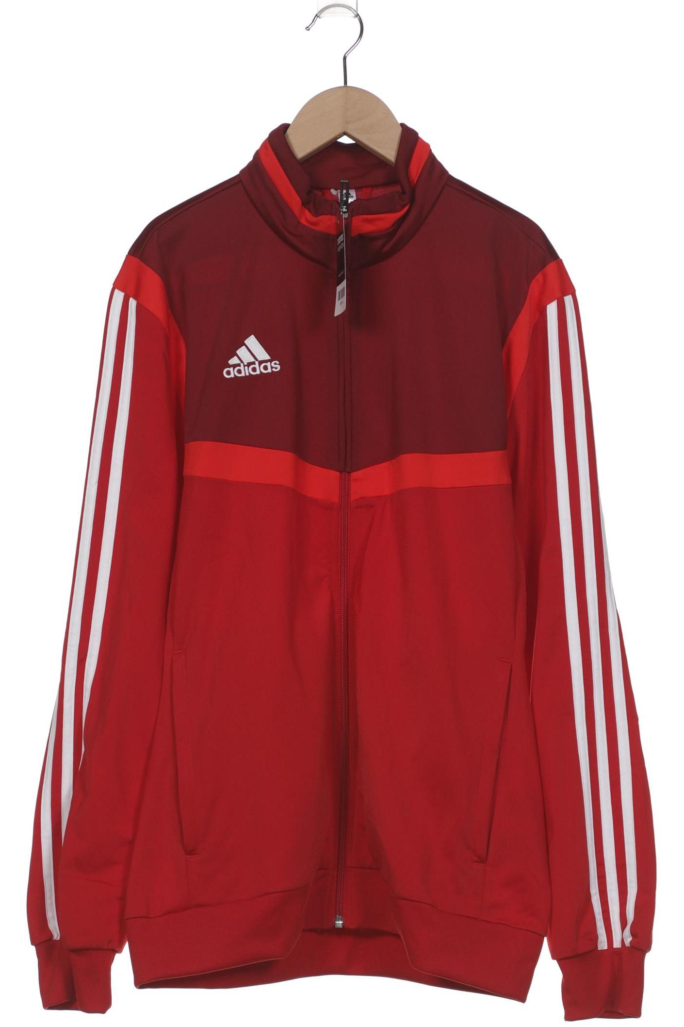 

adidas Herren Sweatshirt, rot, Gr. 48
