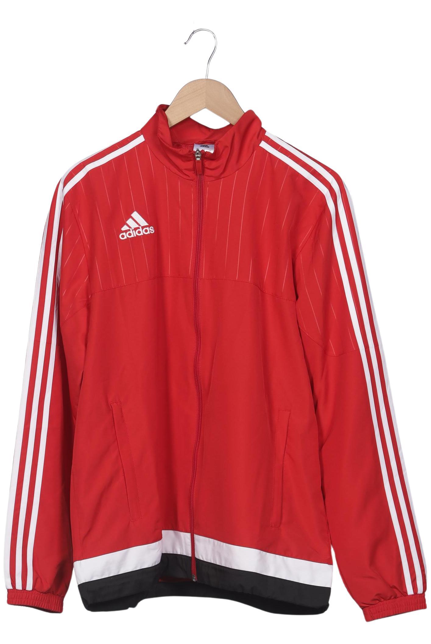 

adidas Herren Sweatshirt, rot, Gr. 52