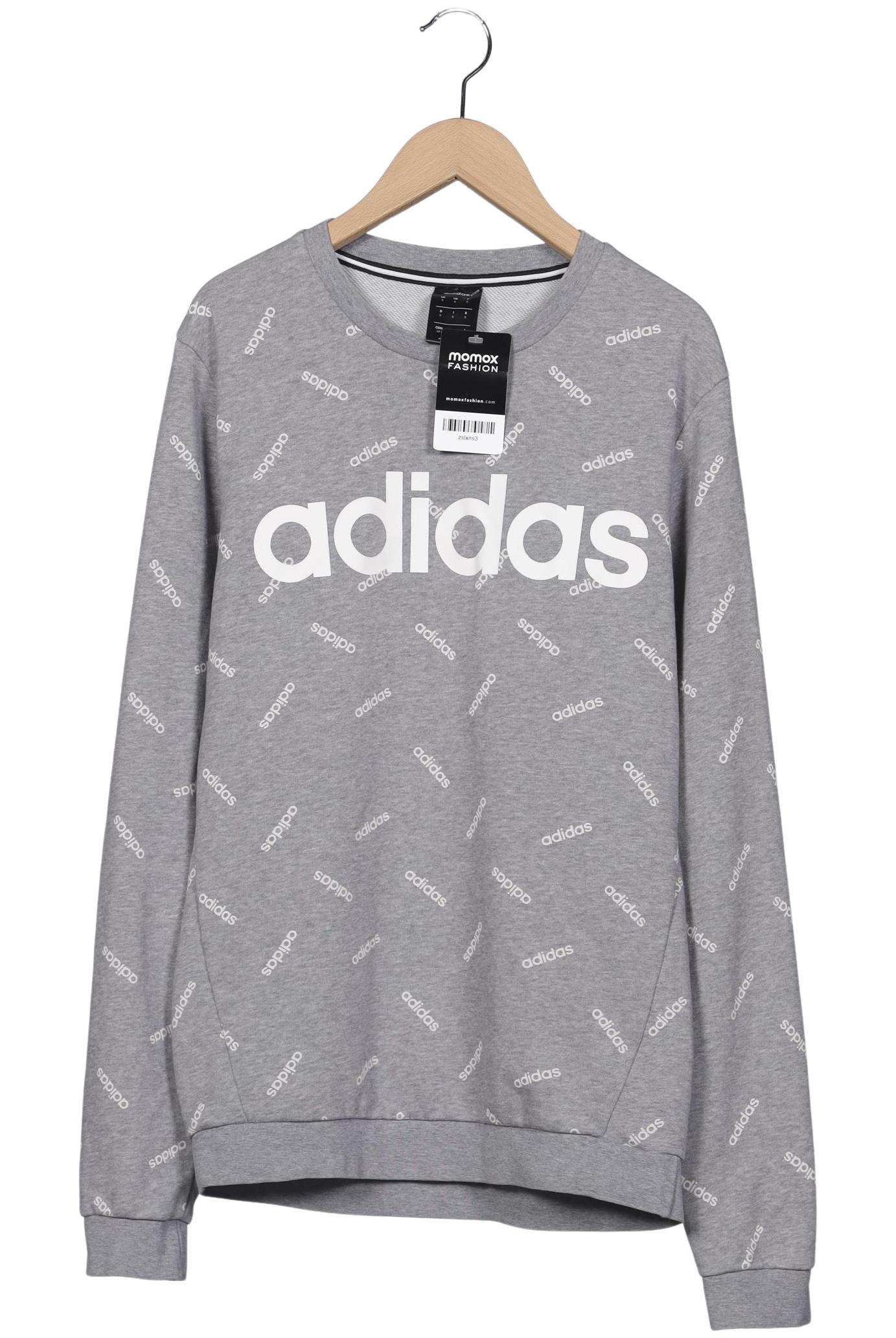 

adidas Herren Sweatshirt, grau, Gr. 46