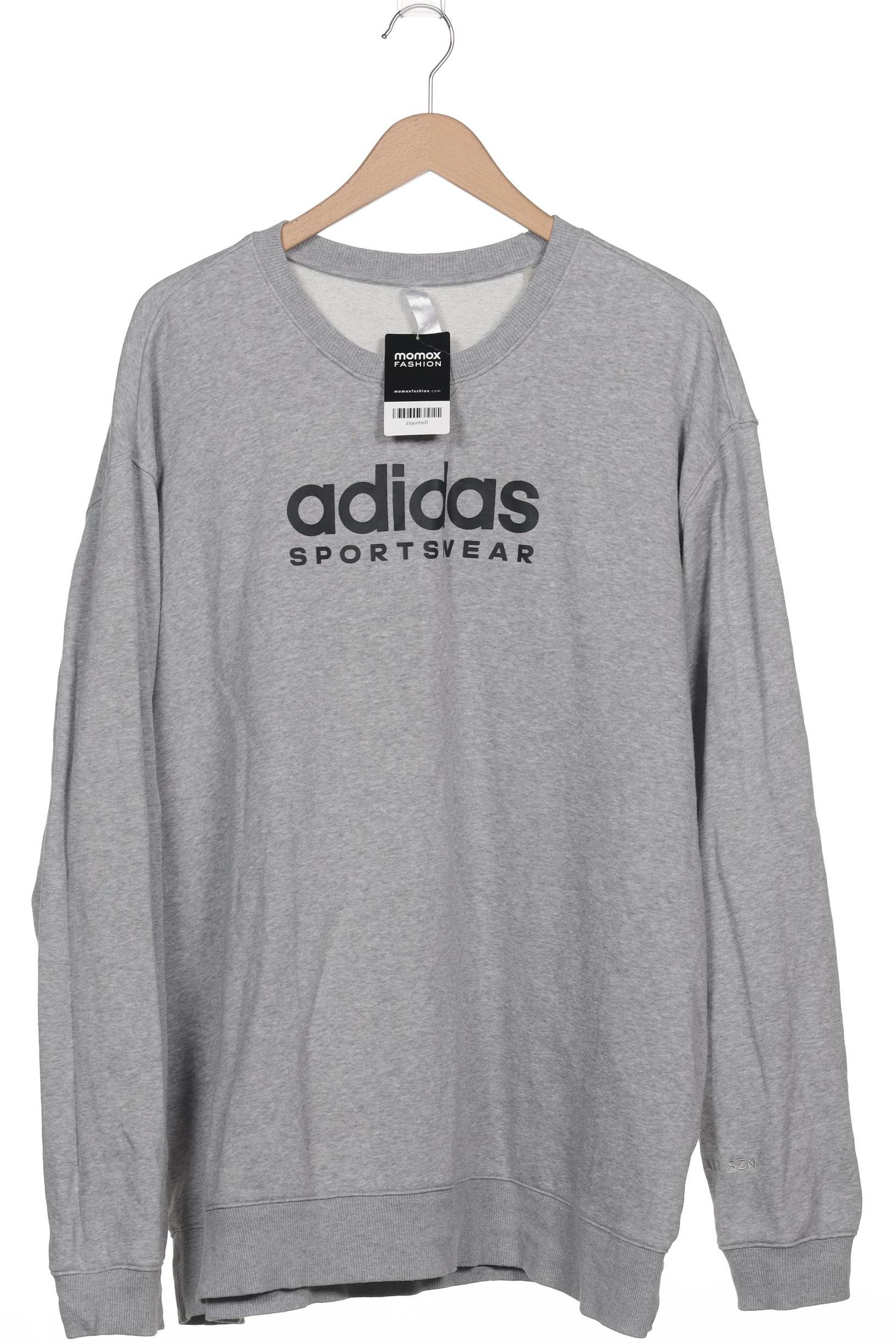 

adidas Herren Sweatshirt, grau, Gr. 56