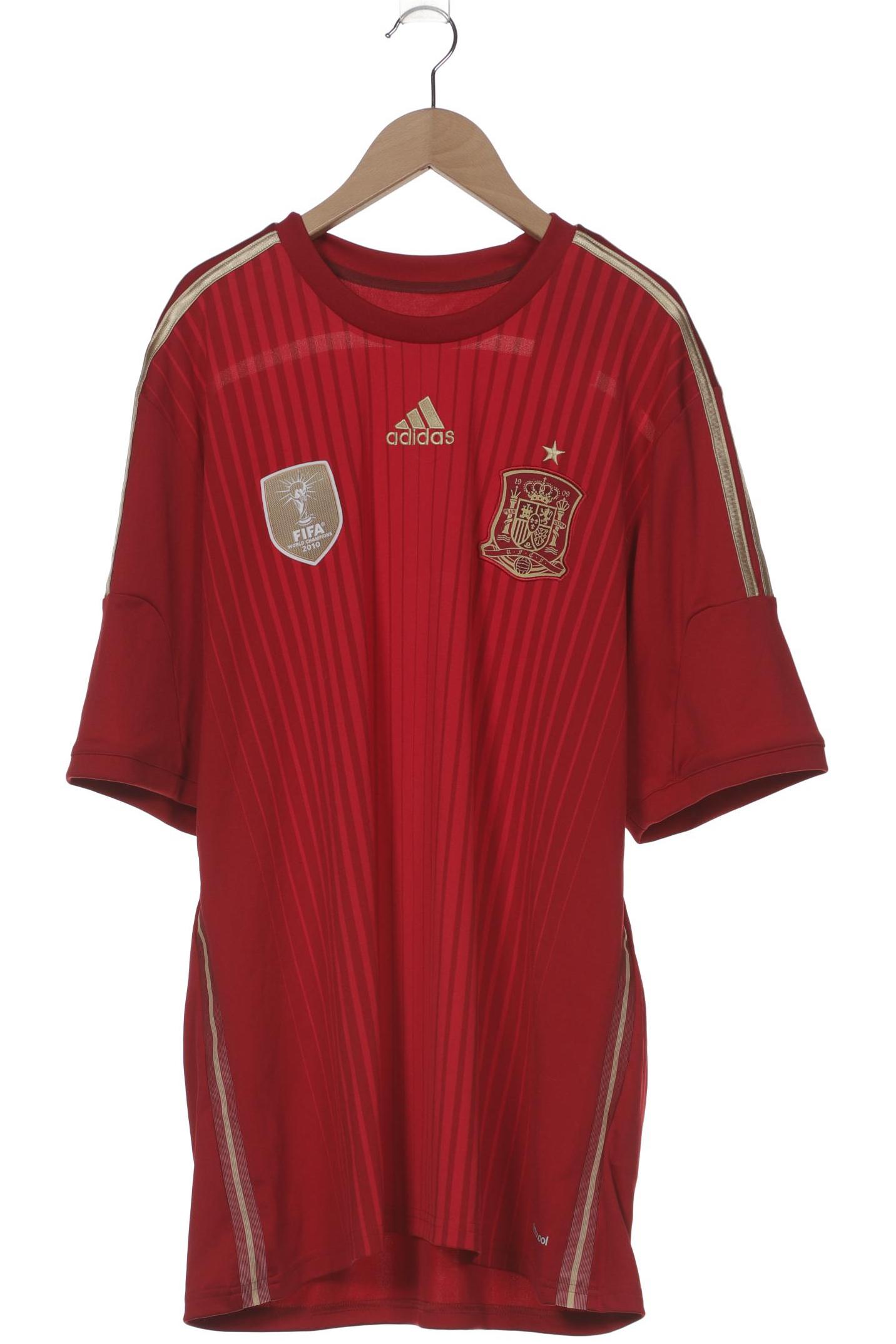 

adidas Herren T-Shirt, rot, Gr. 54