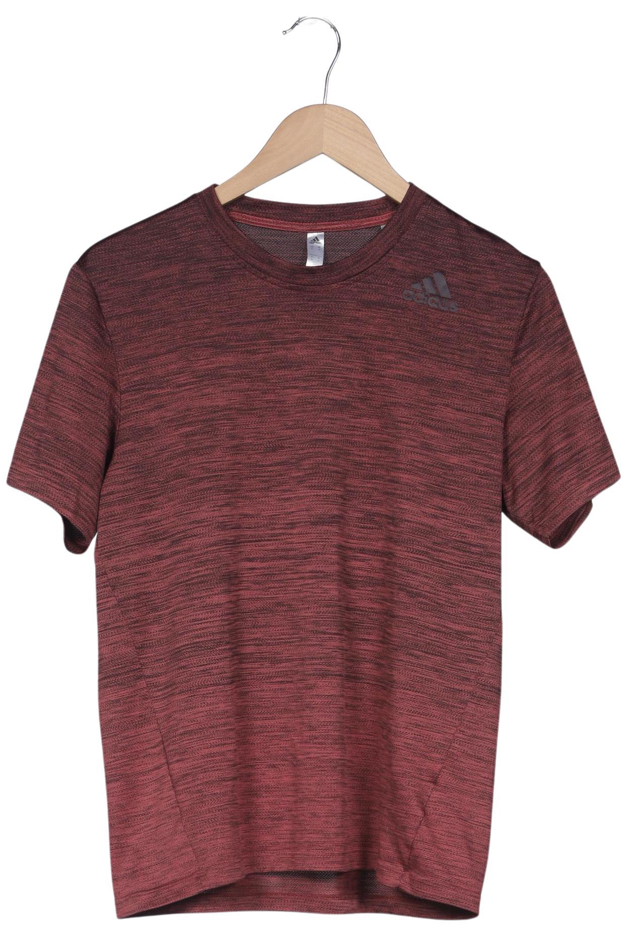 

adidas Herren T-Shirt, bordeaux, Gr. 48