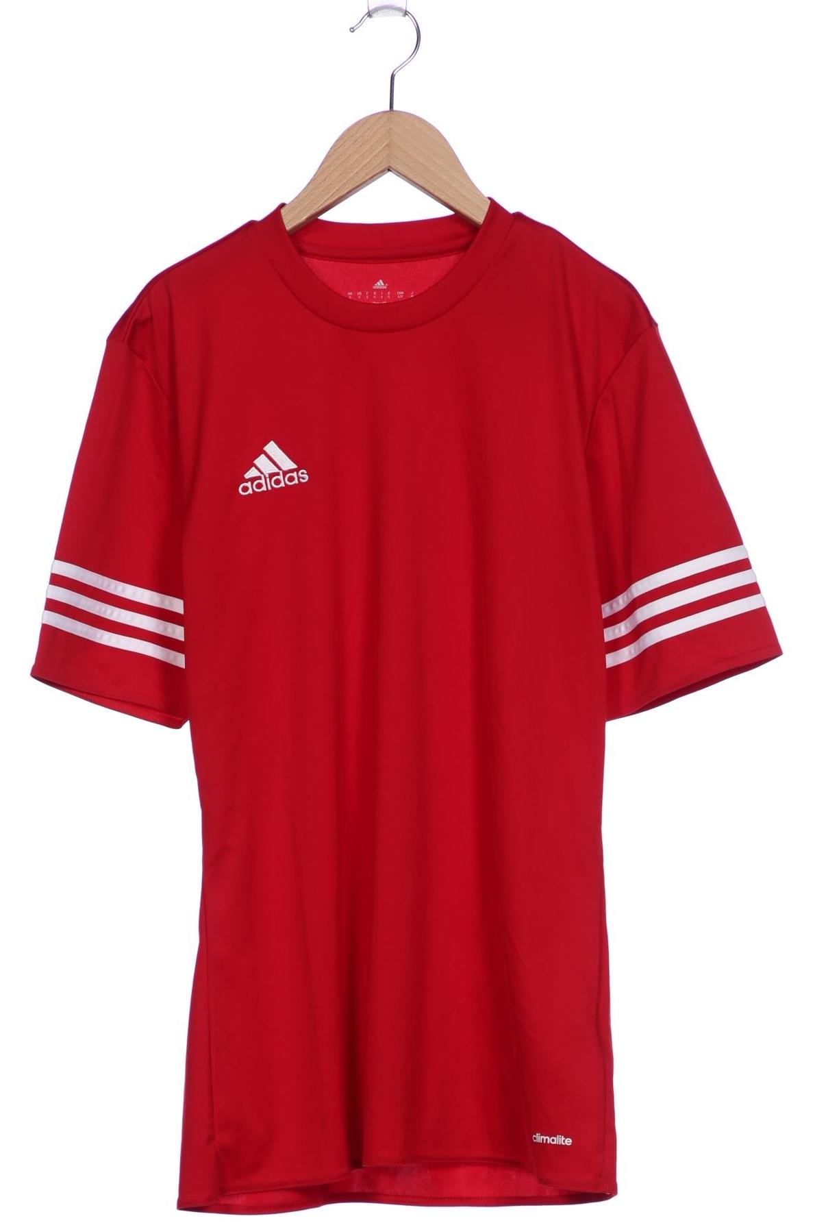 

adidas Herren T-Shirt, rot, Gr. 46