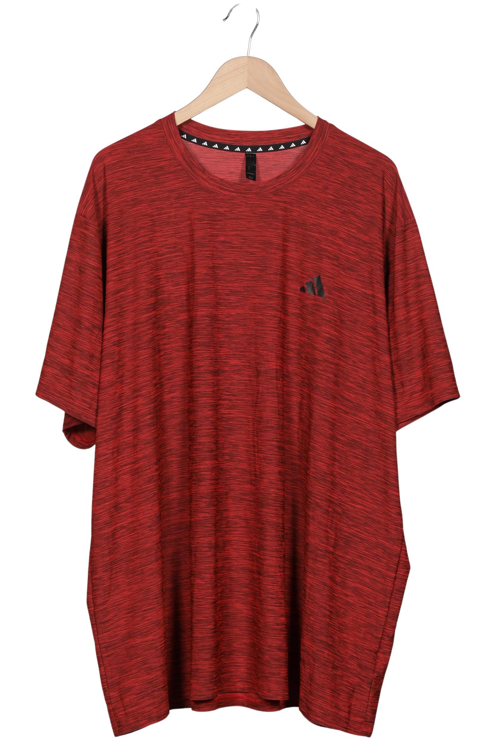 

adidas Herren T-Shirt, rot, Gr. 58