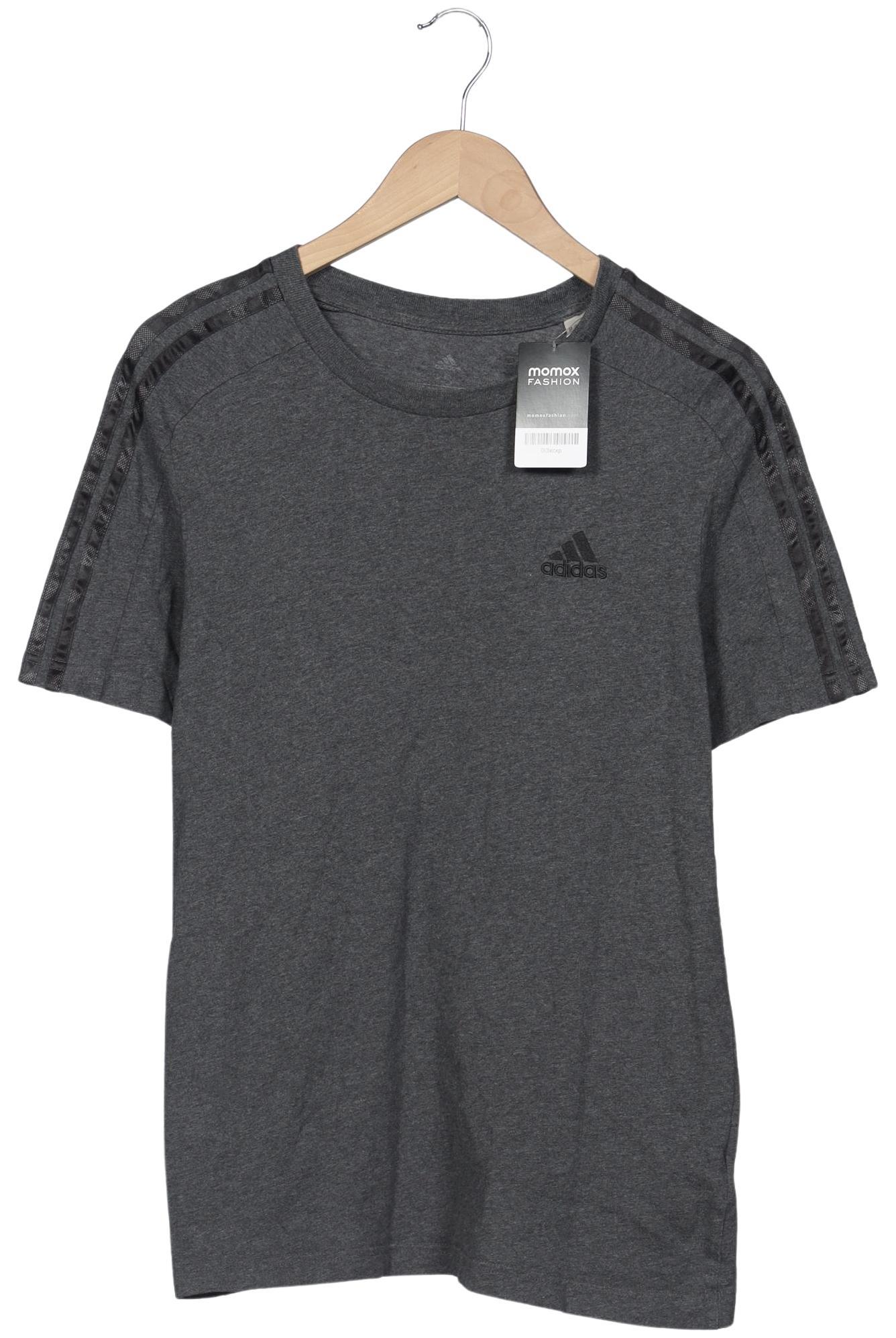 

adidas Herren T-Shirt, grau, Gr. 46