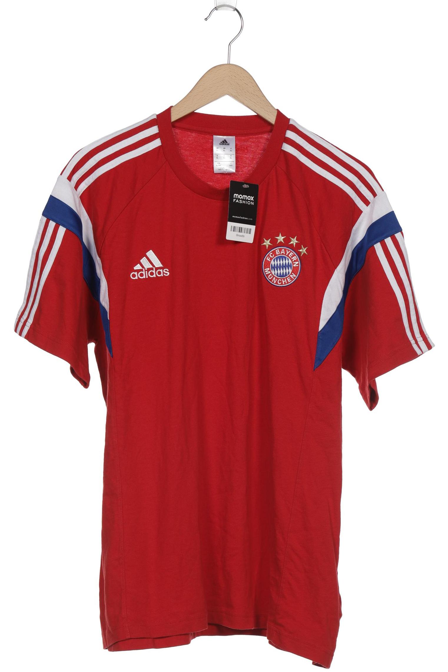 

adidas Herren T-Shirt, rot, Gr. 54