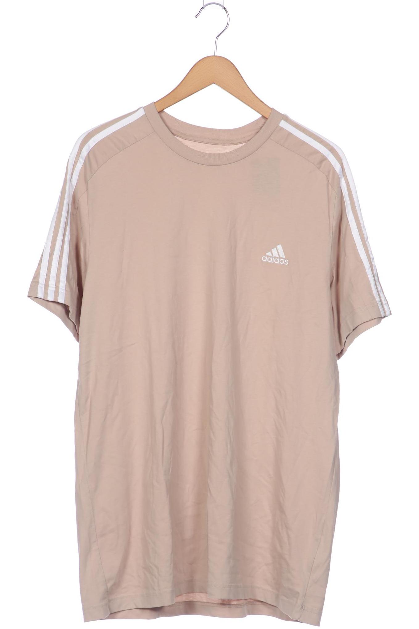 

adidas Herren T-Shirt, beige, Gr. 54