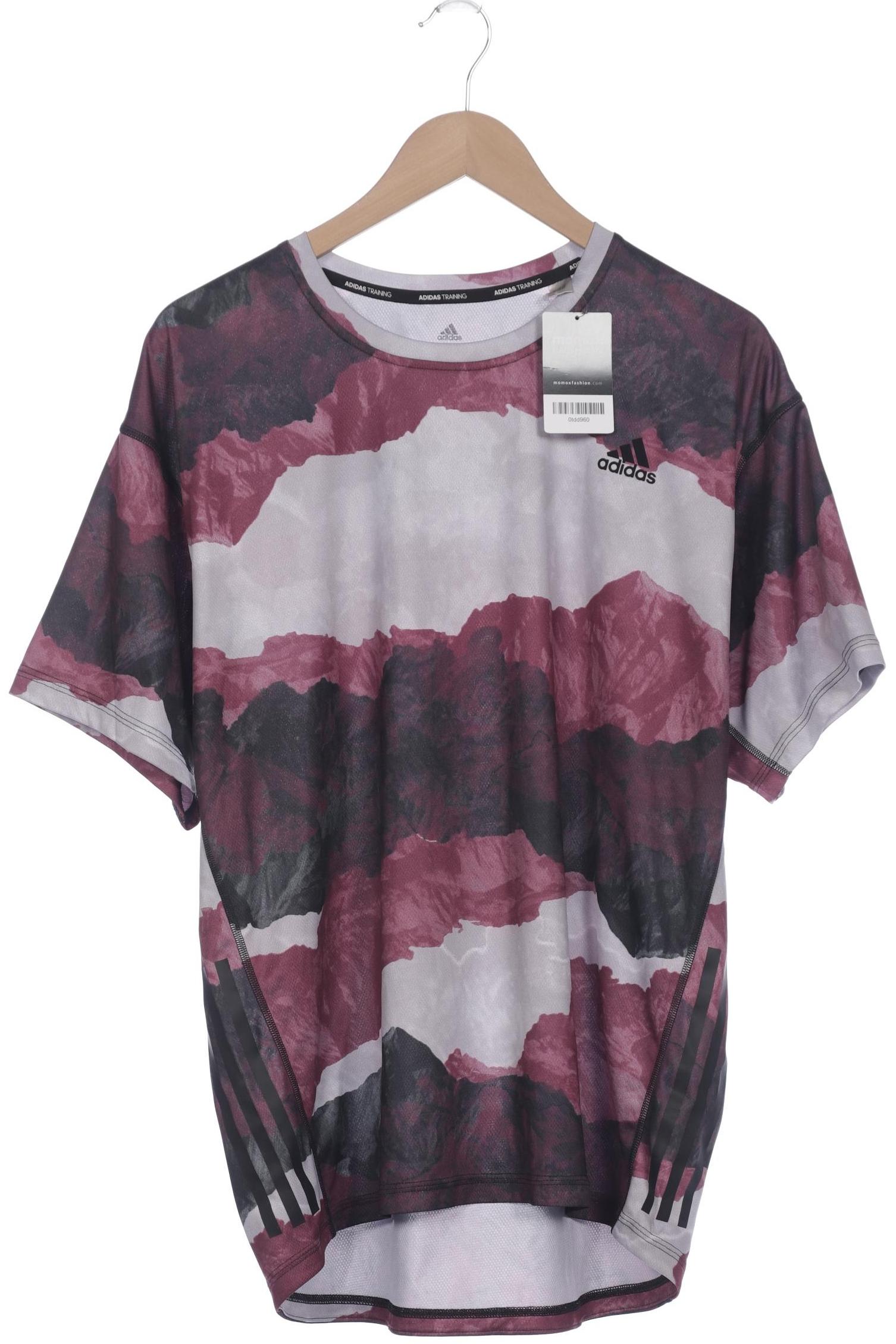 

adidas Herren T-Shirt, bordeaux, Gr. 52