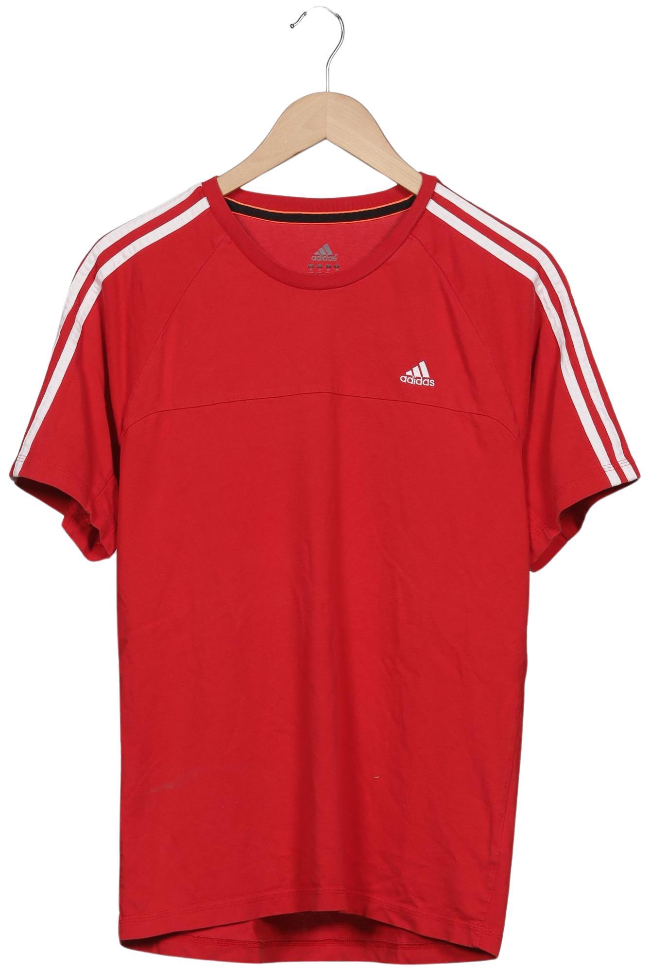 

adidas Herren T-Shirt, rot, Gr. 48