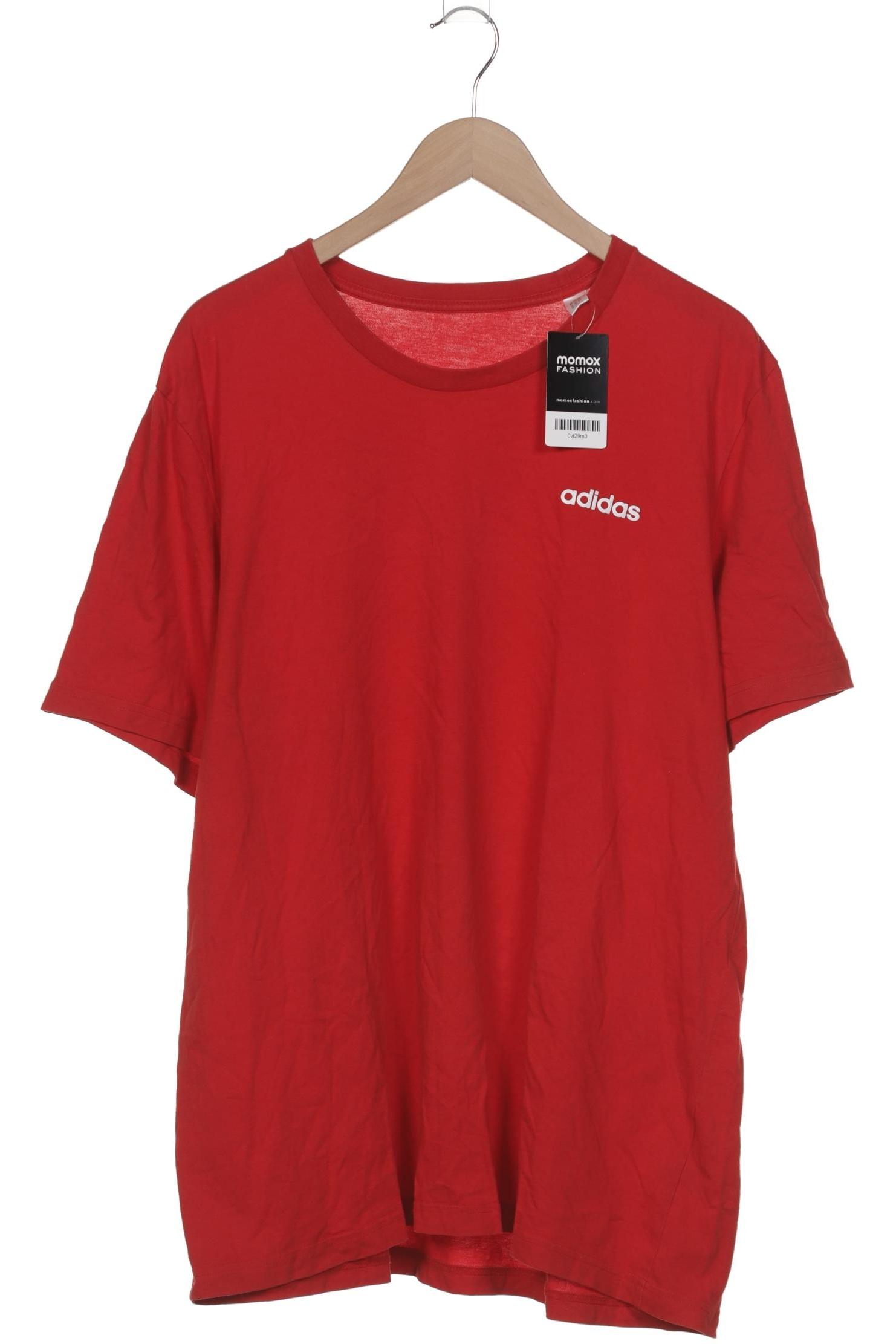 

adidas Herren T-Shirt, rot, Gr. 56