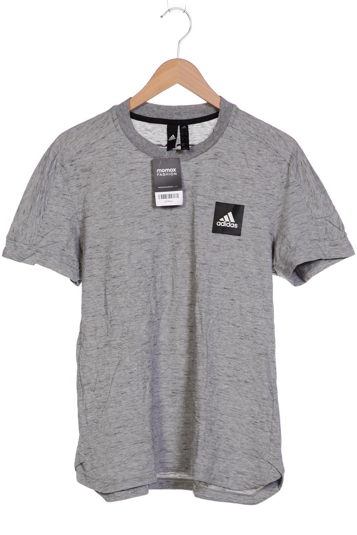 

adidas Herren T-Shirt, grau, Gr. 48