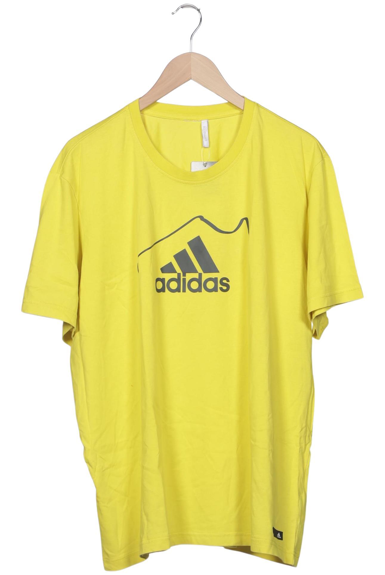 

adidas Herren T-Shirt, gelb, Gr. 56