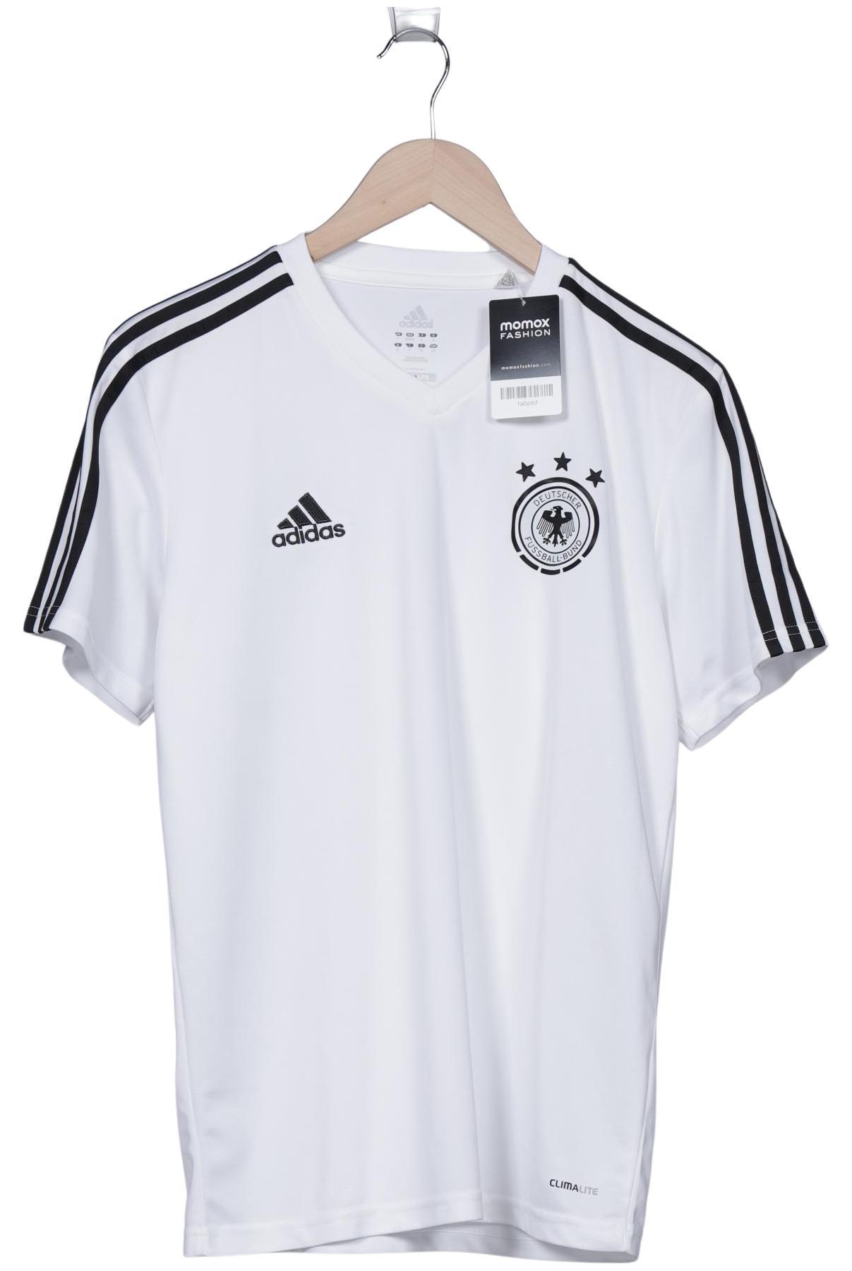 

adidas Herren T-Shirt, weiß, Gr. 46
