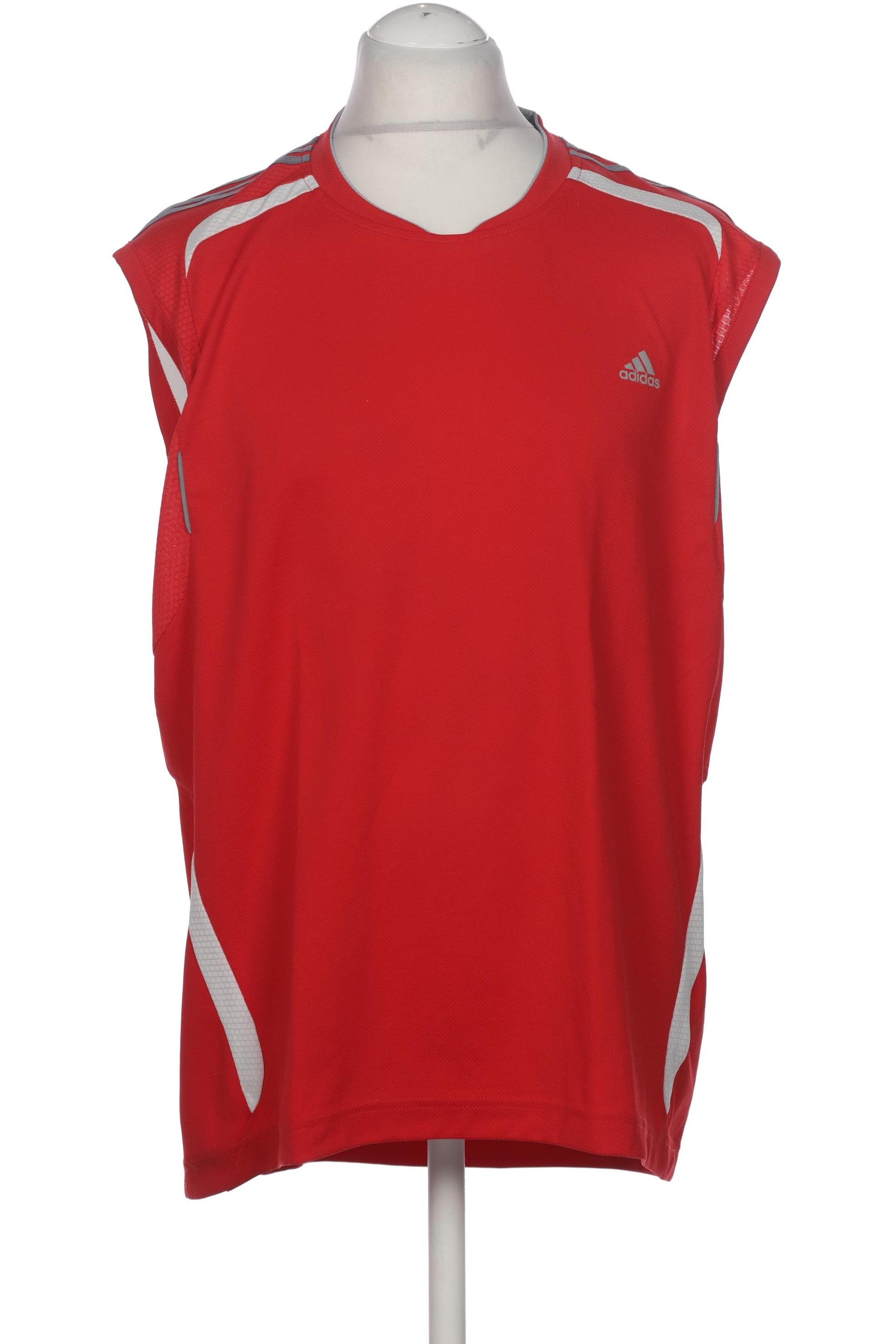 

adidas Herren T-Shirt, rot, Gr. 54