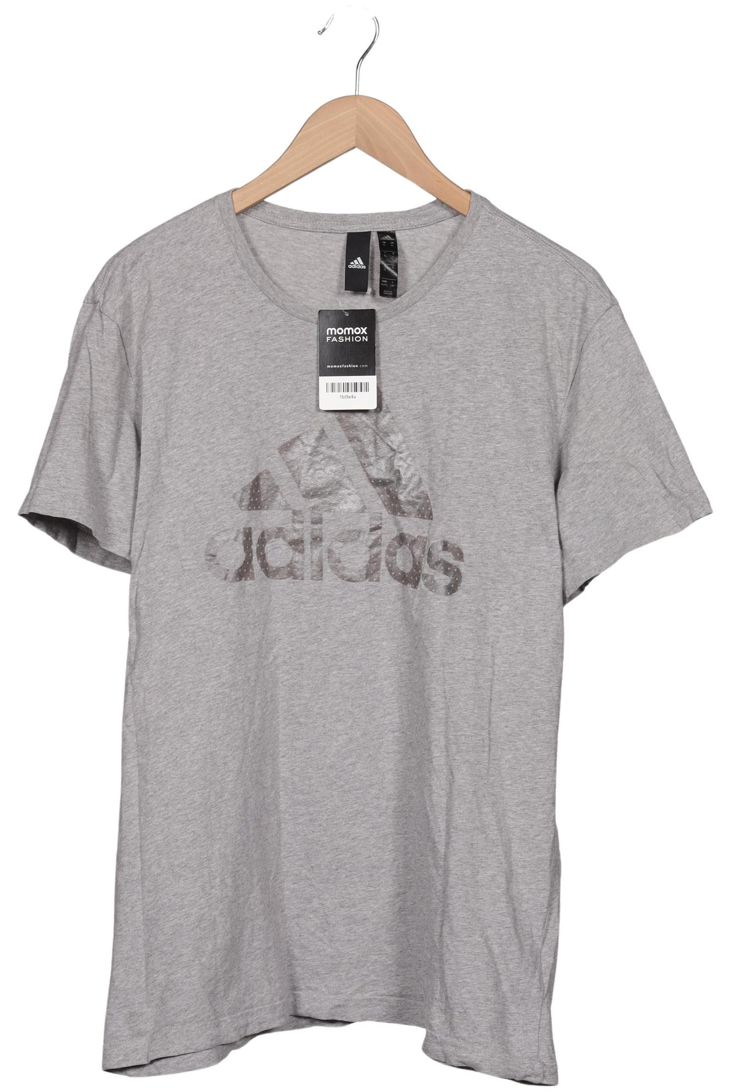 

adidas Herren T-Shirt, grau, Gr. 54