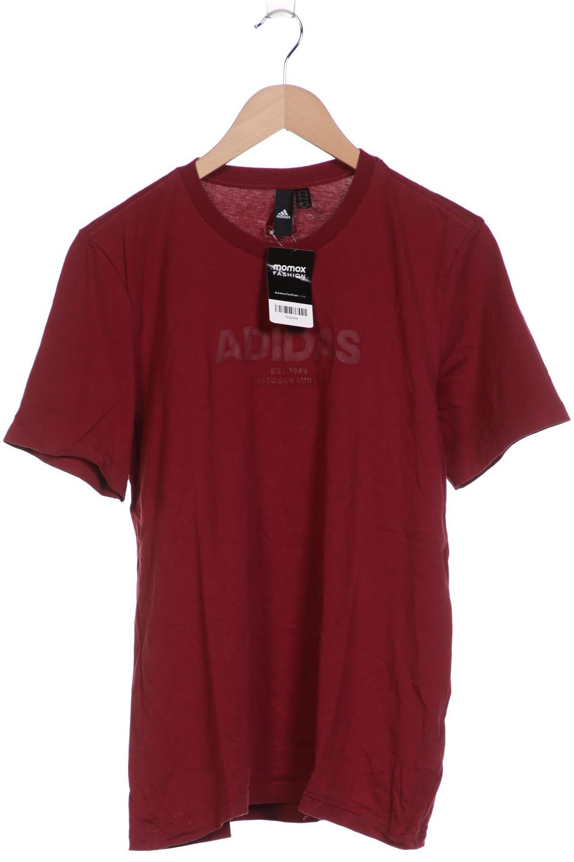 

adidas Herren T-Shirt, bordeaux, Gr. 52