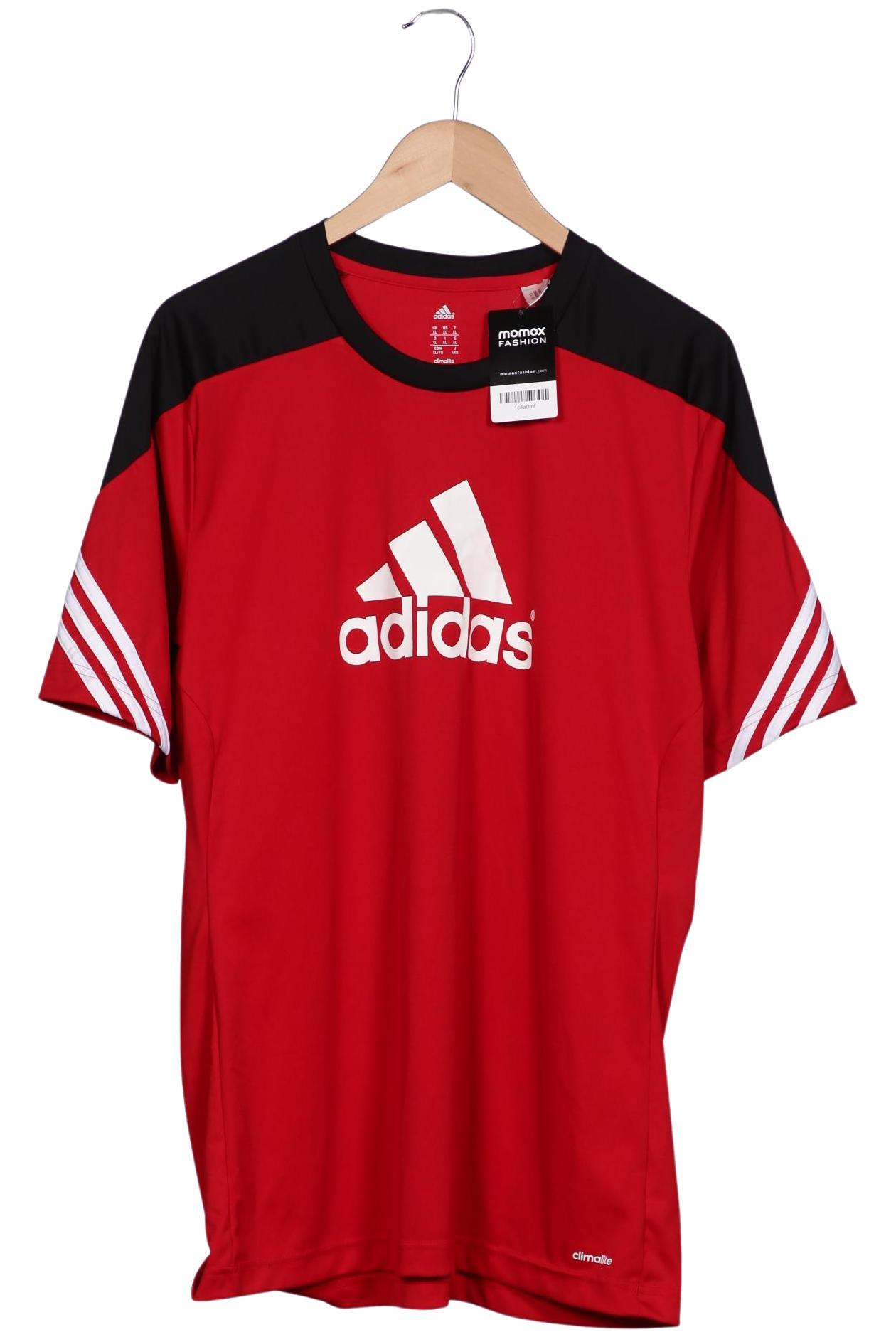 

adidas Herren T-Shirt, rot, Gr. 54