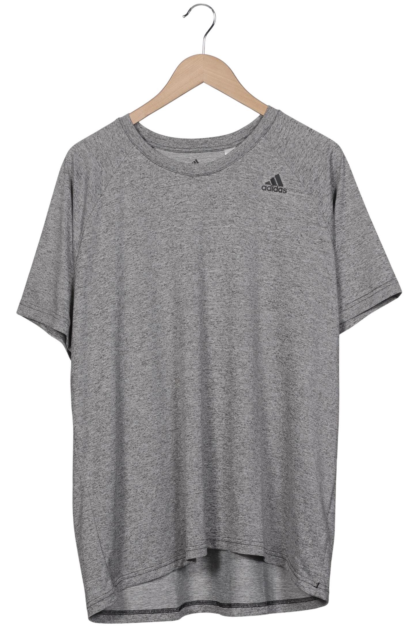 

adidas Herren T-Shirt, grau, Gr. 56