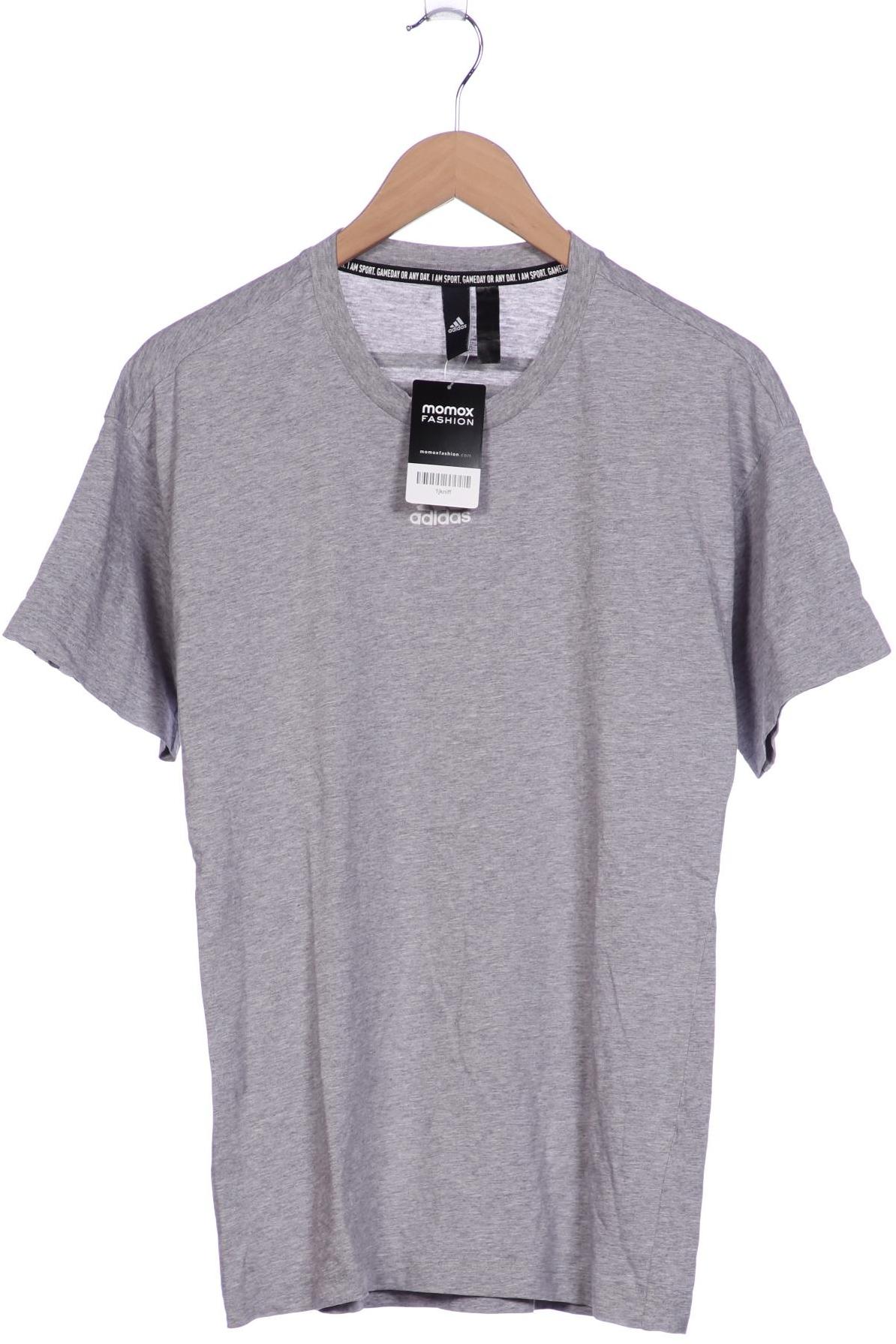 

adidas Herren T-Shirt, grau, Gr. 46