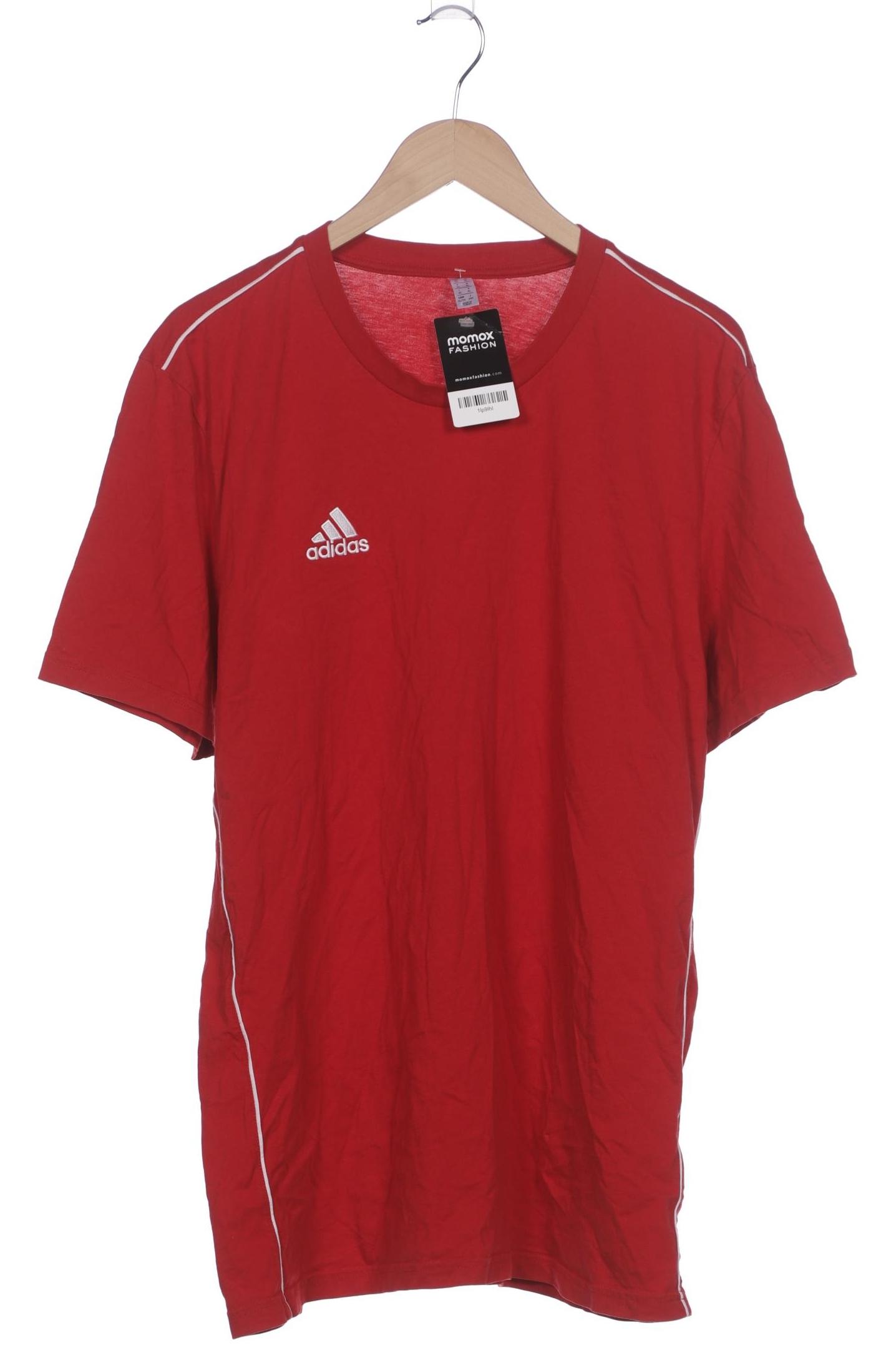 

adidas Herren T-Shirt, rot, Gr. 54