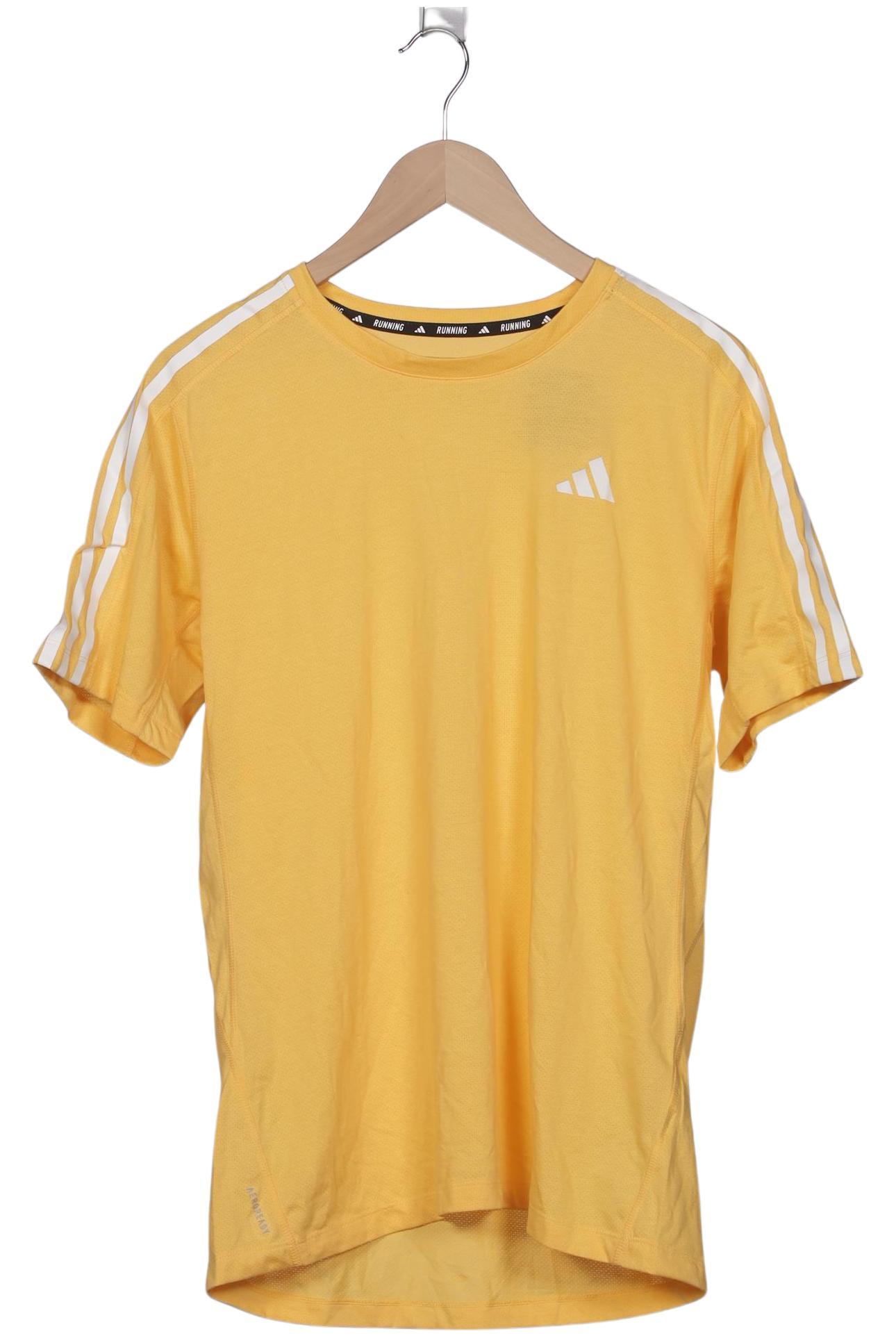 

adidas Herren T-Shirt, gelb, Gr. 48
