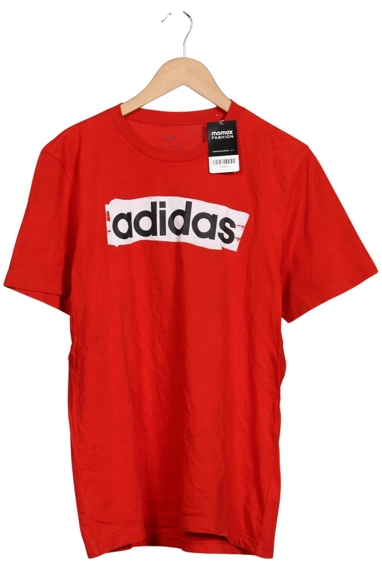 

adidas Herren T-Shirt, rot, Gr. 52