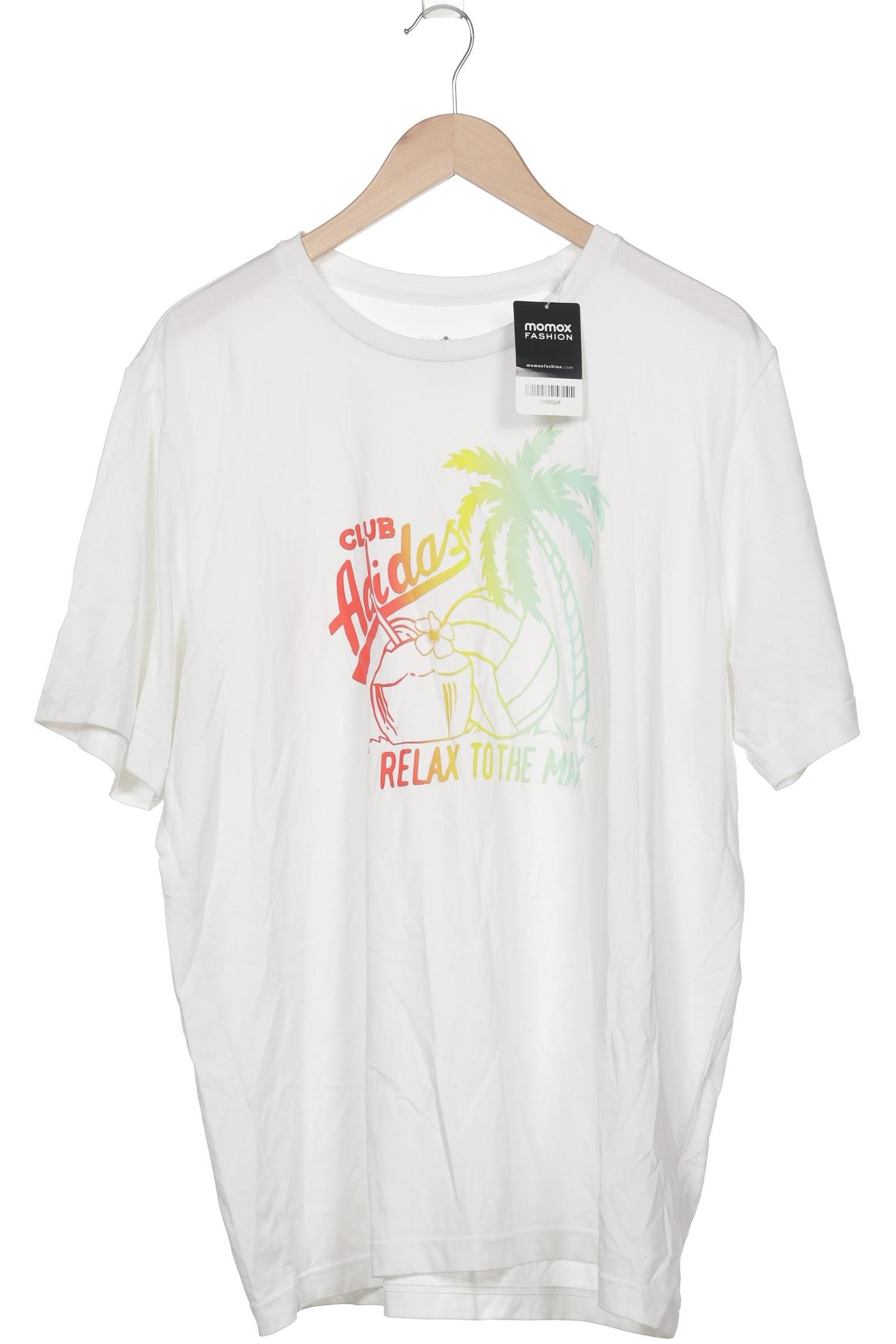 

adidas Herren T-Shirt, weiß, Gr. 54