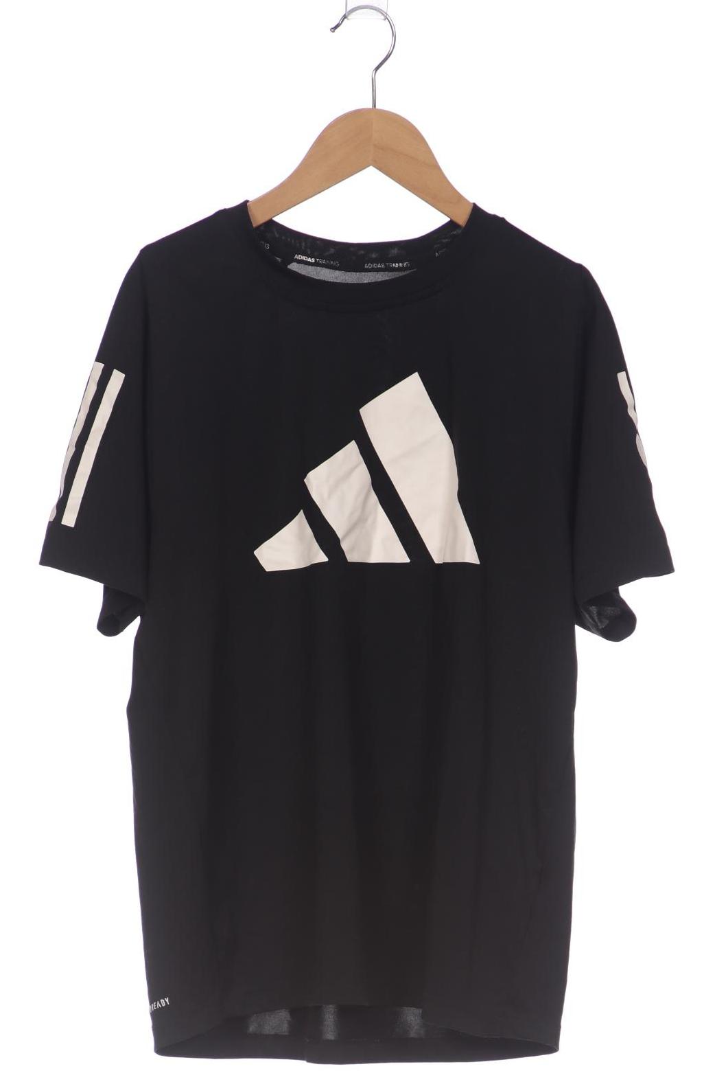 

adidas Herren T-Shirt, schwarz, Gr. 48