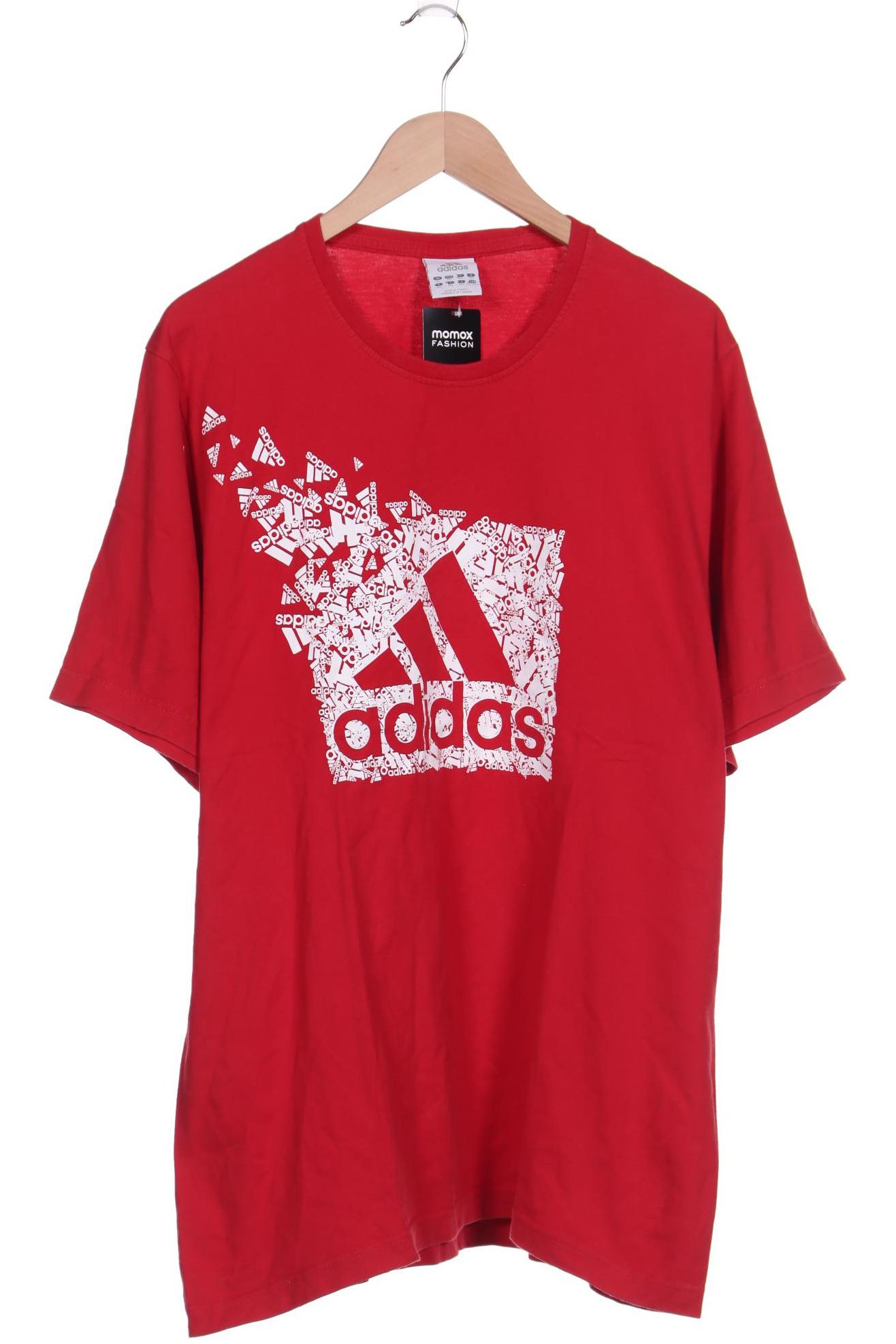 

adidas Herren T-Shirt, rot, Gr. 56
